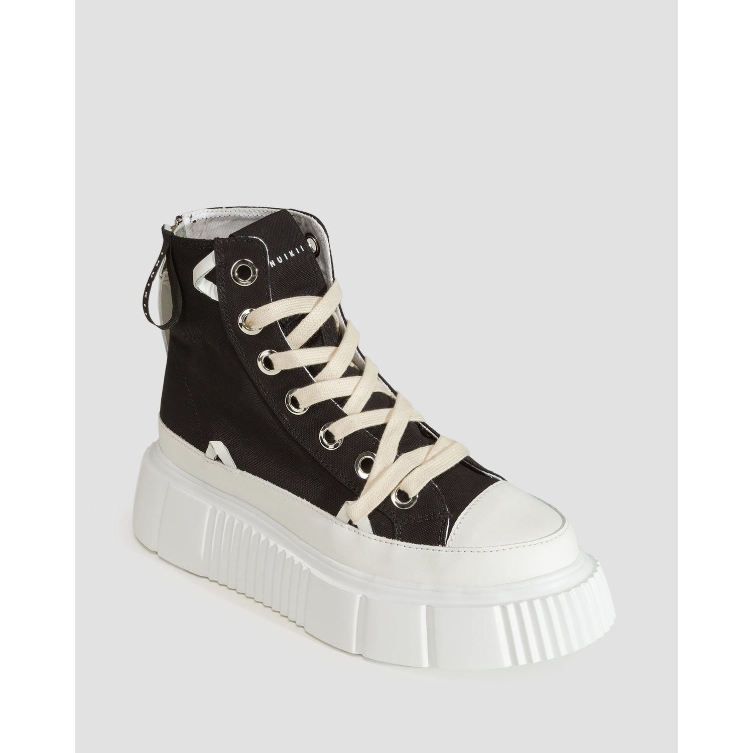 Czarne Buty Damskie Inuikii Matilda Canvas High 23