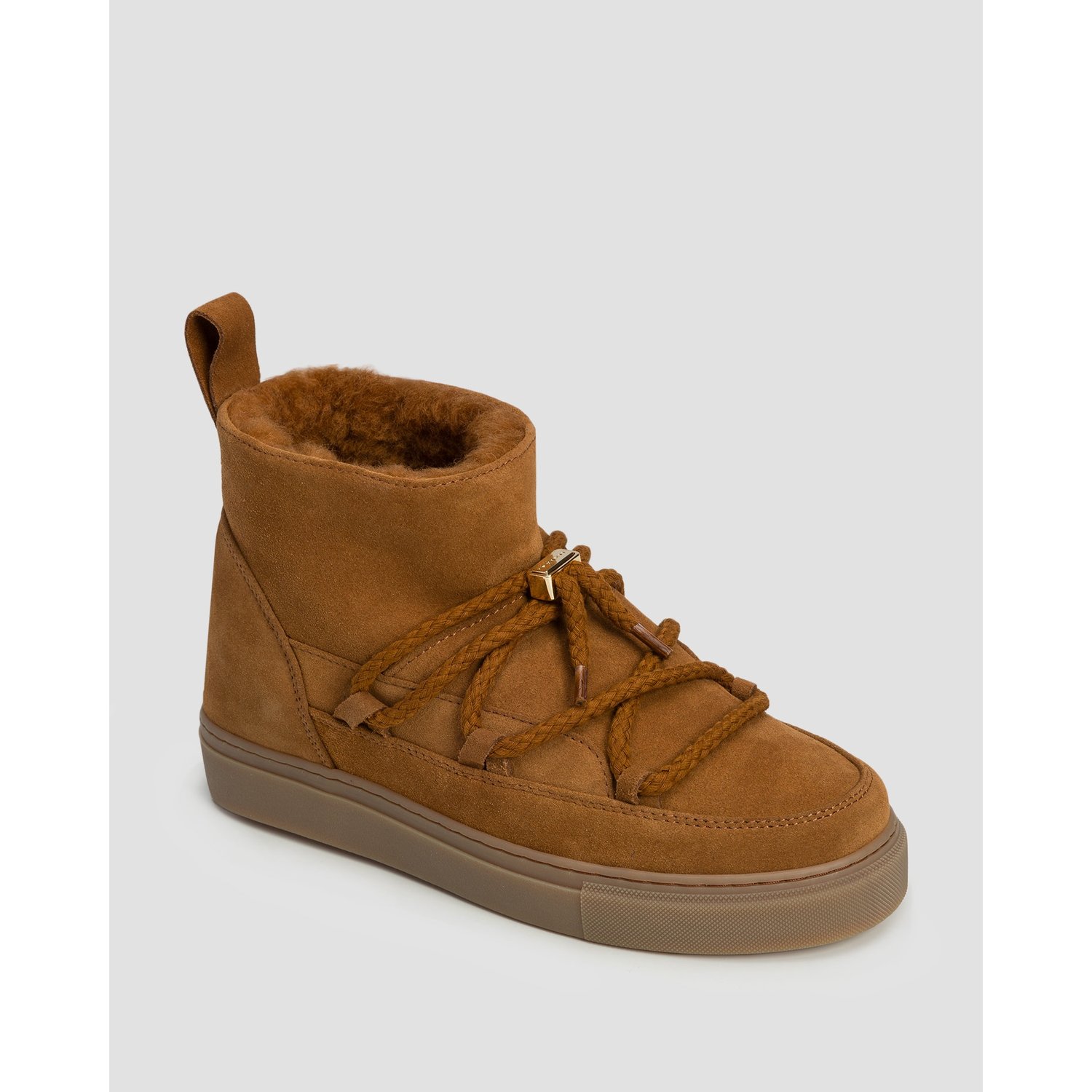 Brązowe Buty Zimowe Damskie Inuikii Classic Low