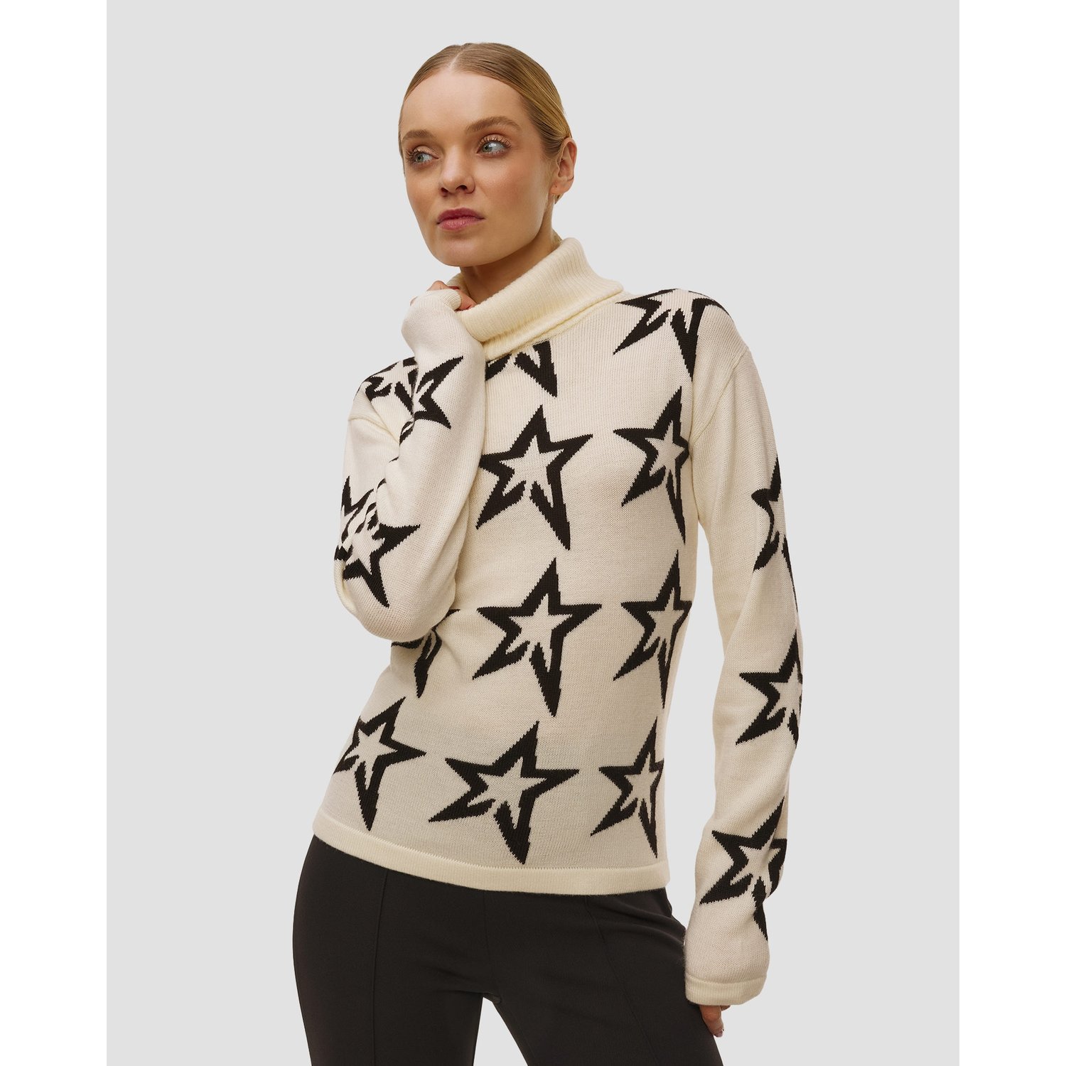 Sweter Z Wełny Merino Damski Perfect Moment Stardust