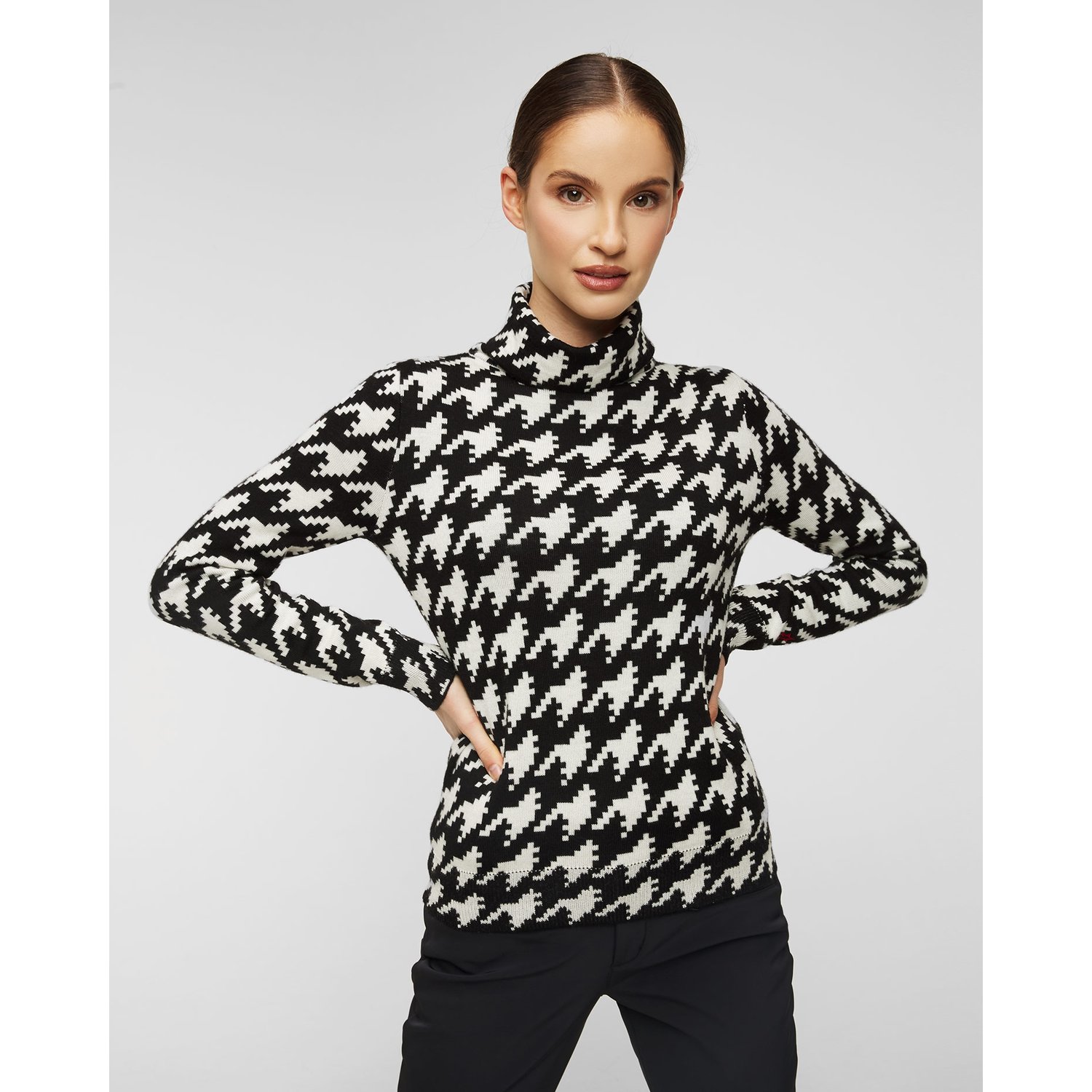 Golf Wełniany Perfect Moment Houndstooth