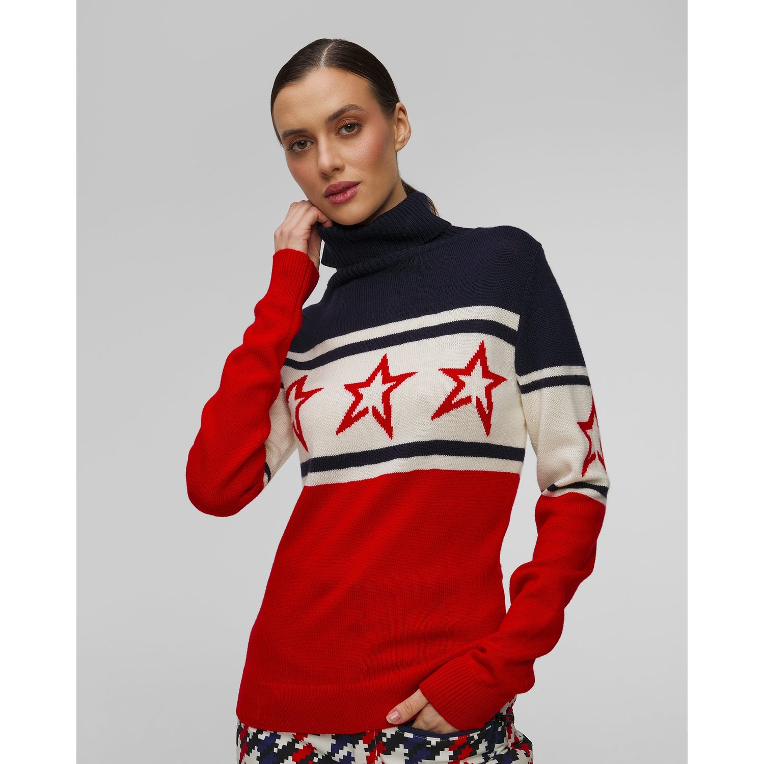 Sweter Z Wełny Merynosa Damski Perfect Moment Chopper Ii