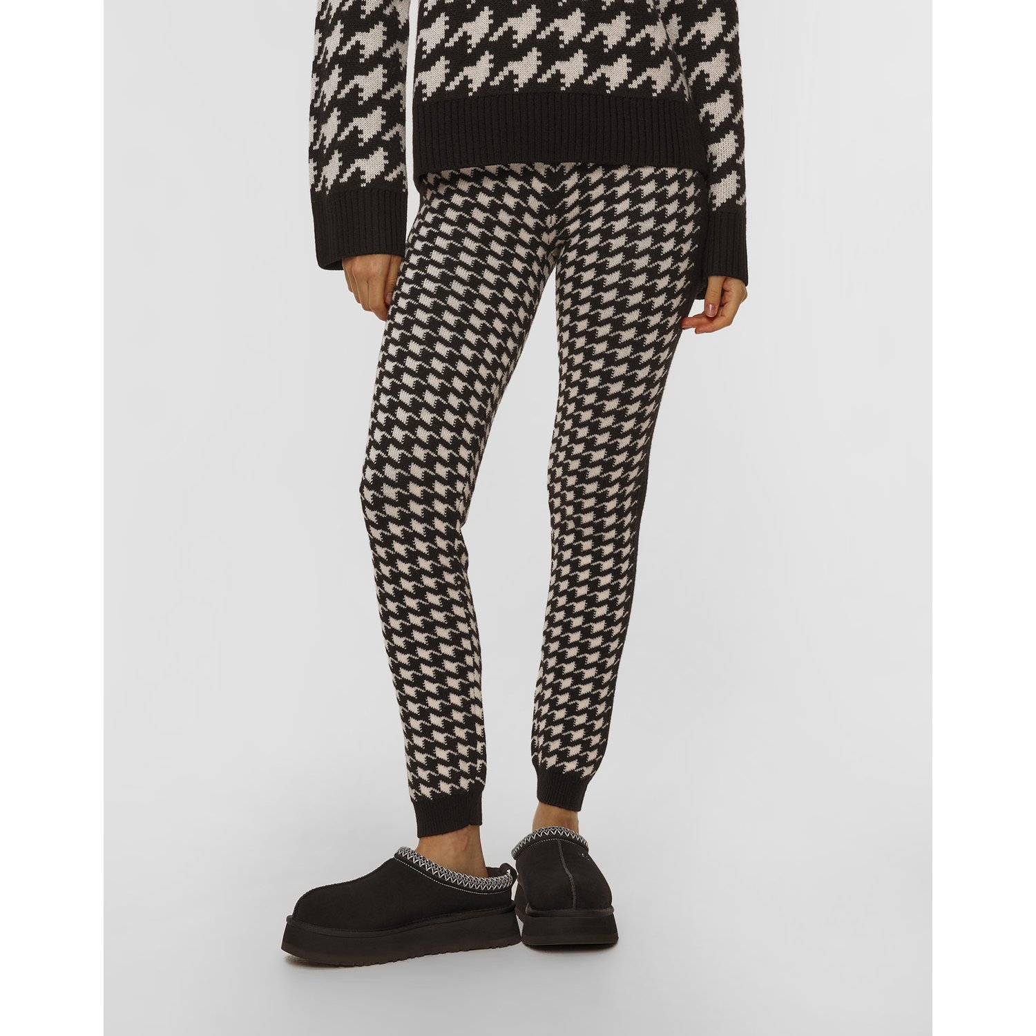 Leginsy Wełniane Damskie Perfect Moment Houndstooth Legging