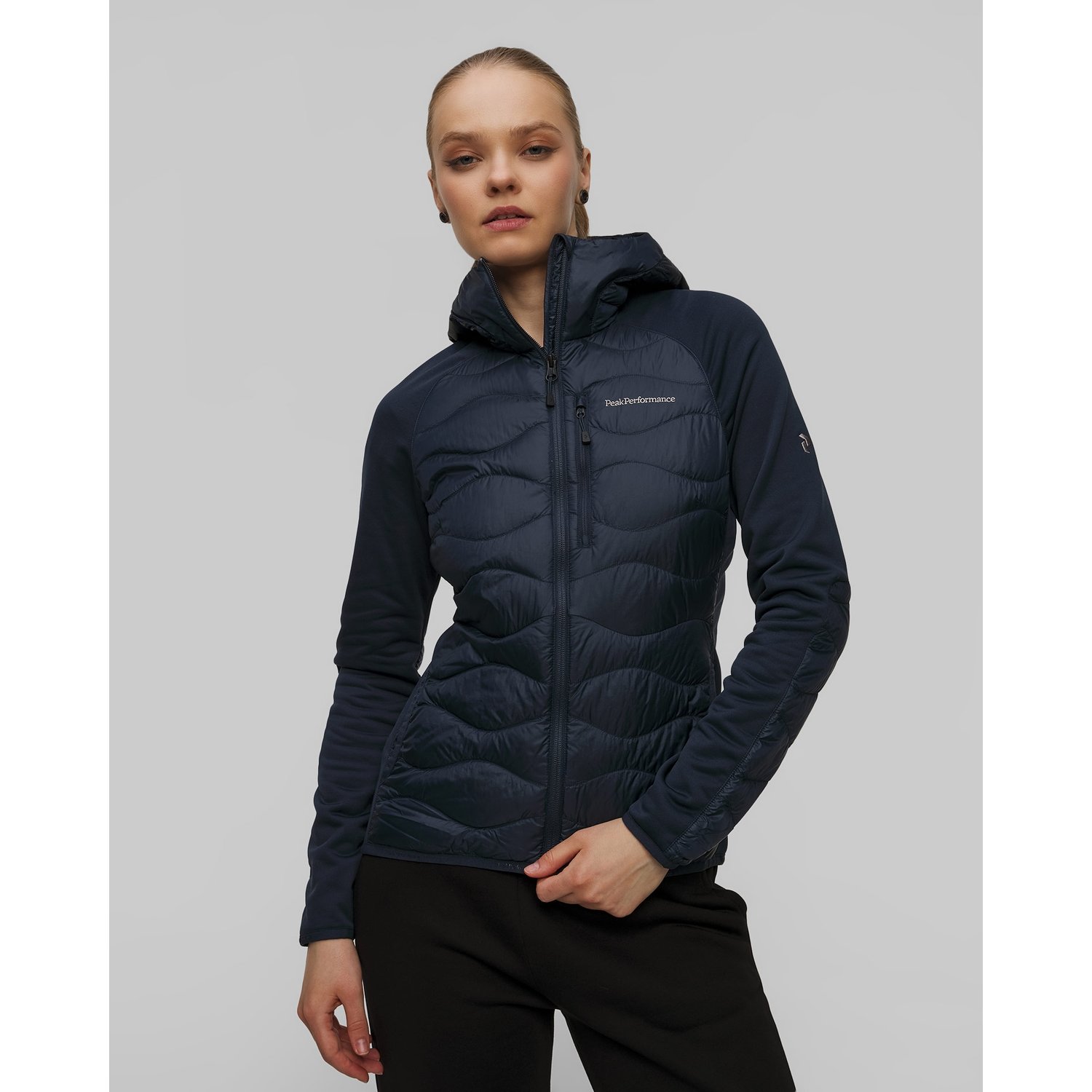 Kurtka Hybrydowa Damska Peak Performance Helium Down Hybrid Hood