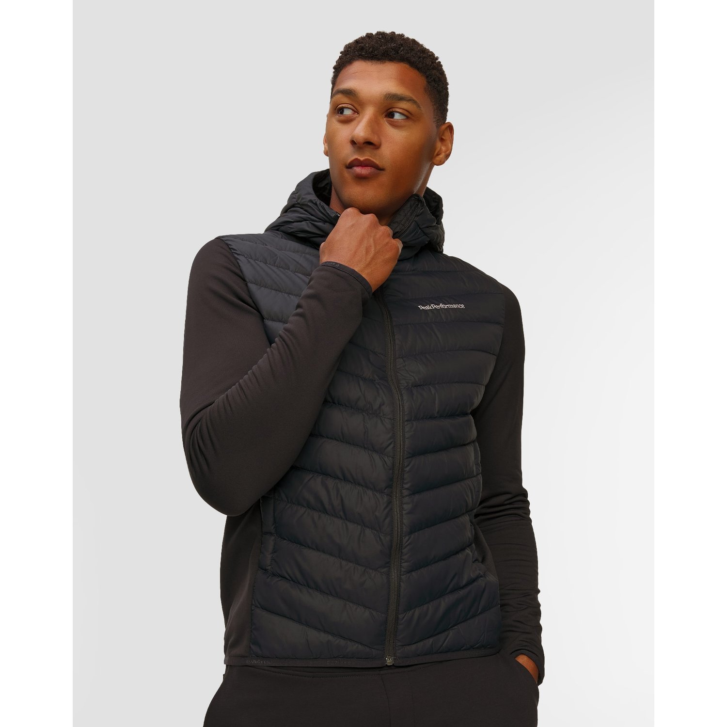 Kurtka Hybrydowa Męska Peak Performance Frost Down Hybrid Hood