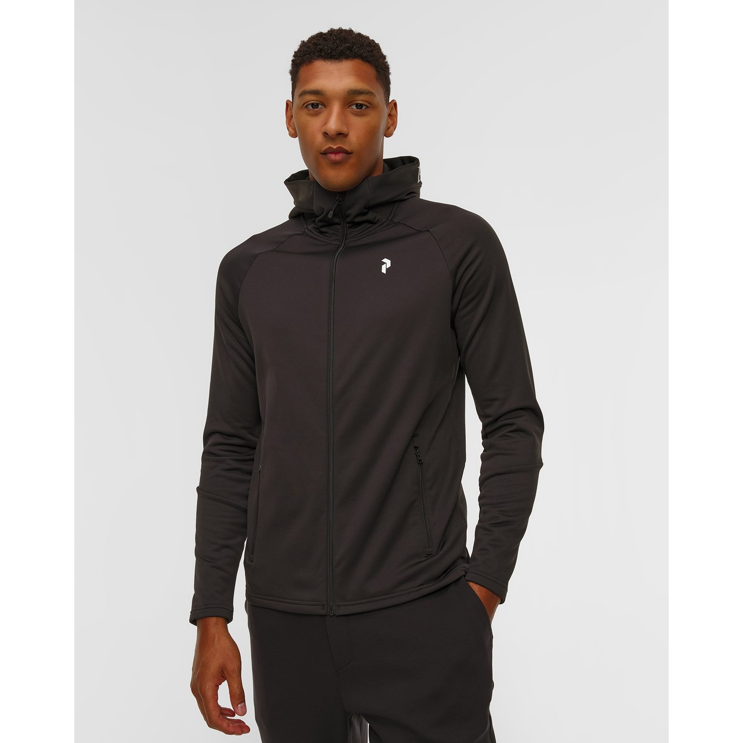 Bluza Z Kapturem Męska Peak Performance M Rider Essentials Zip Hood Czarna