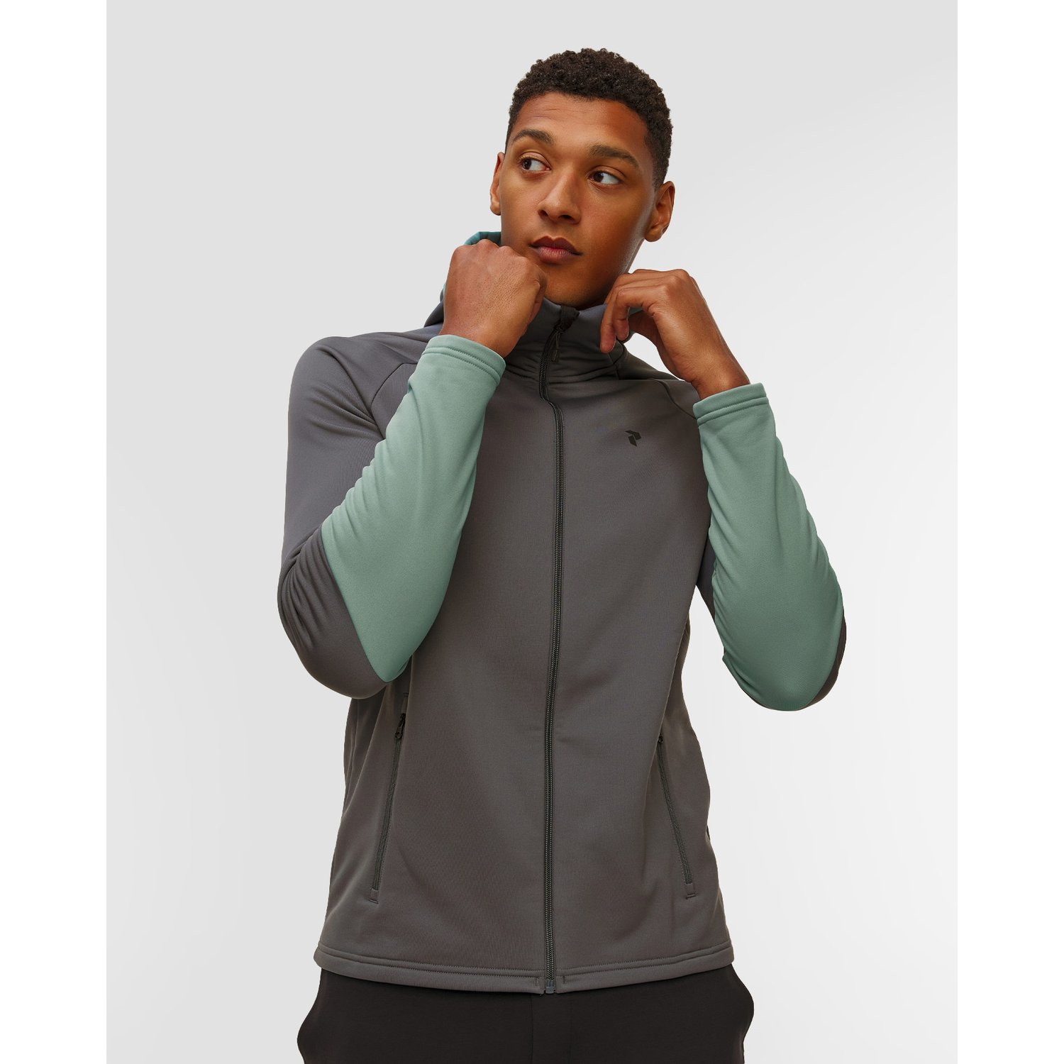 Bluza Z Kapturem Męska Peak Performance M Rider Essentials Zip Hood Jasnogranatowa