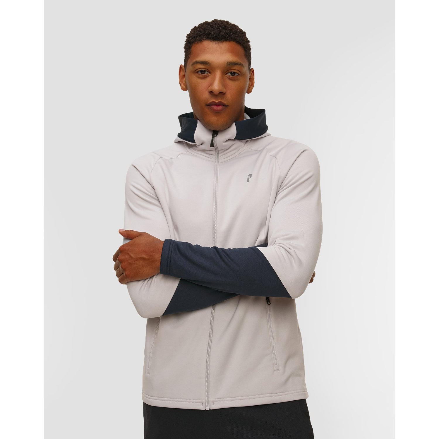 Bluza Z Kapturem Męska Peak Performance M Rider Essentials Zip Hood Biała