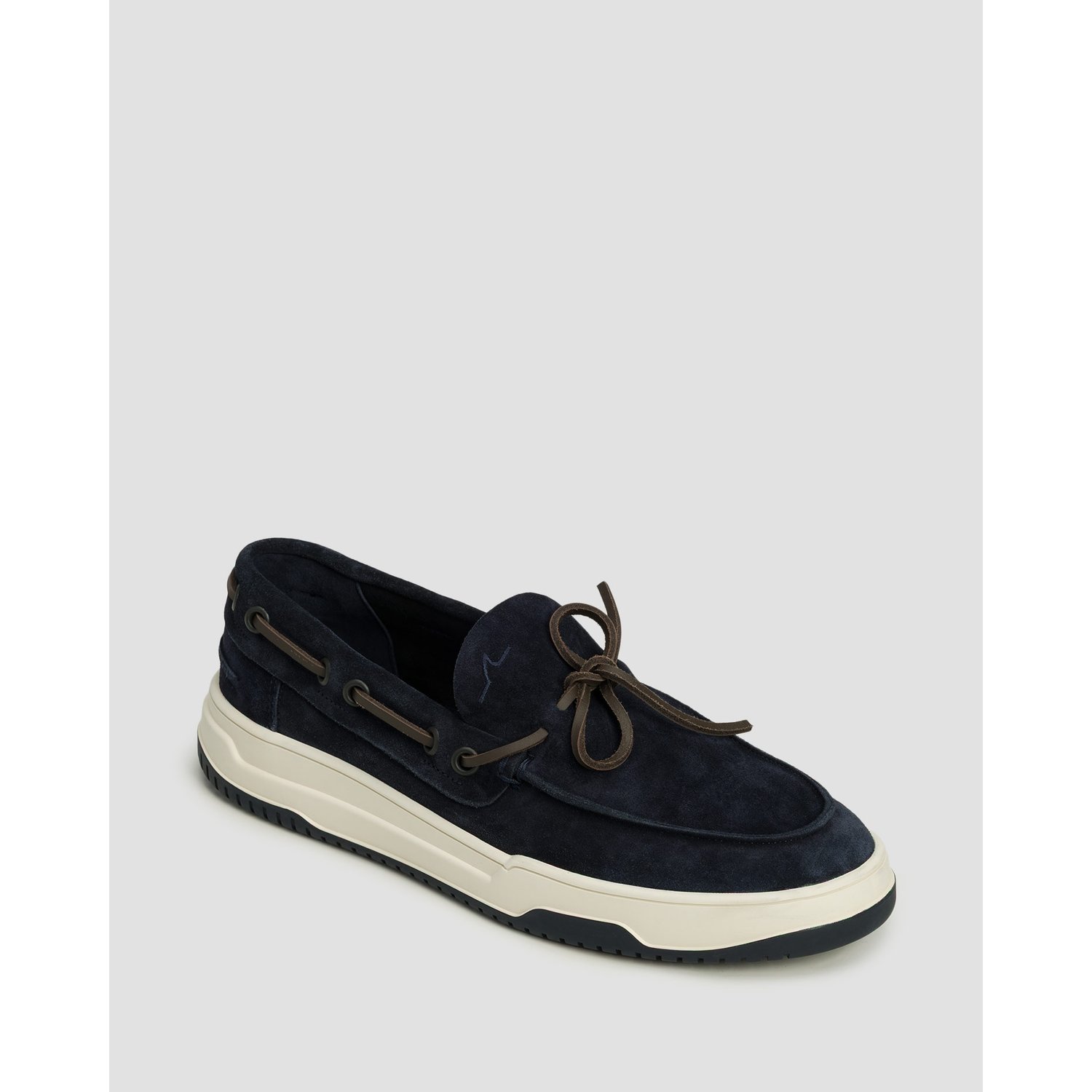 Loafersy Zamszowe Męskie Paul&shark Yacht Club Granatowe