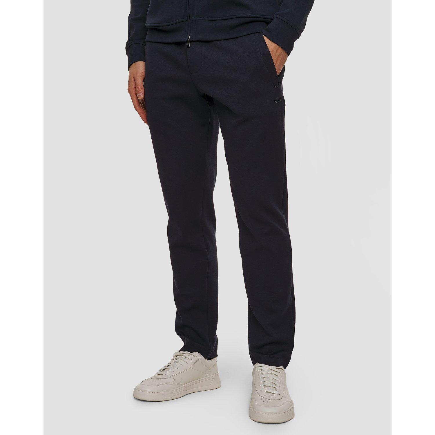 Granatowe Spodnie Męskie Paul&shark