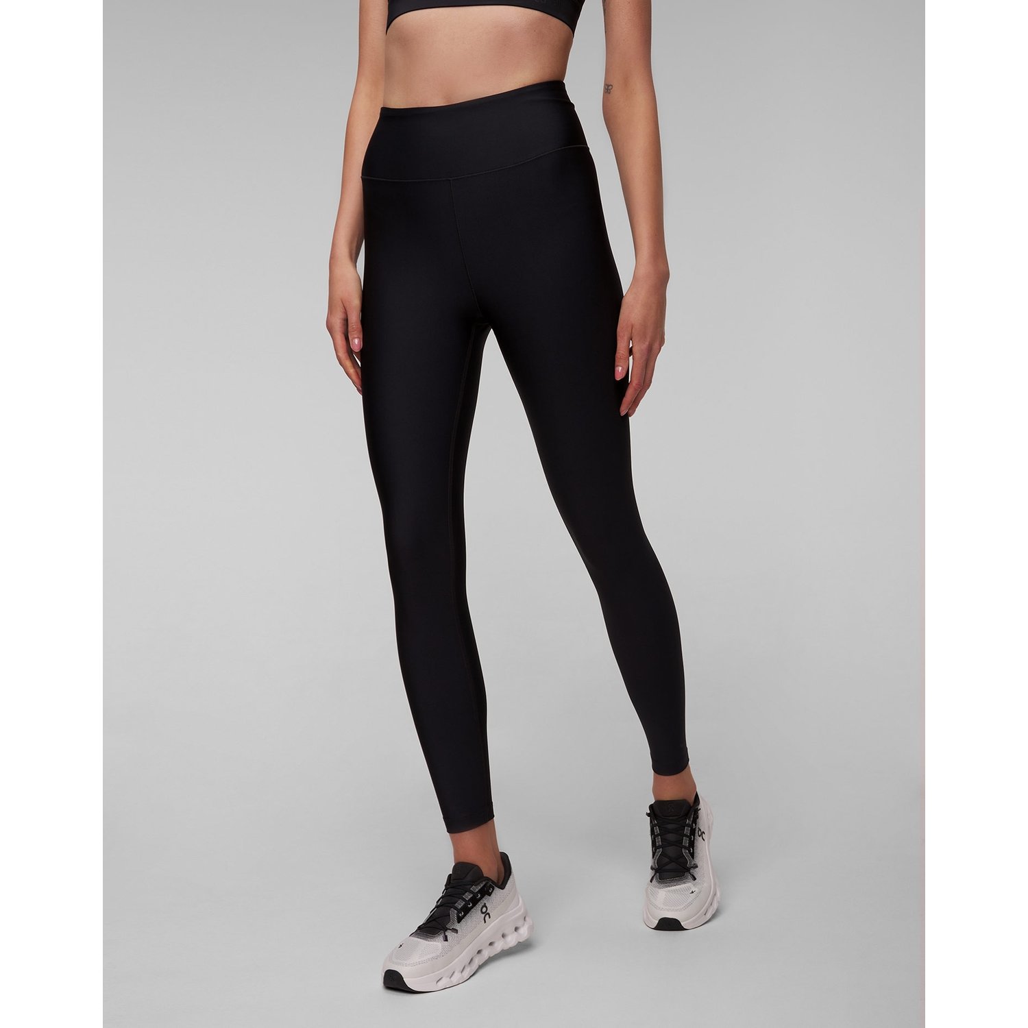 Czarne Leginsy Damskie Z Wysokim Stanem Casall Graphic High Waist Tights