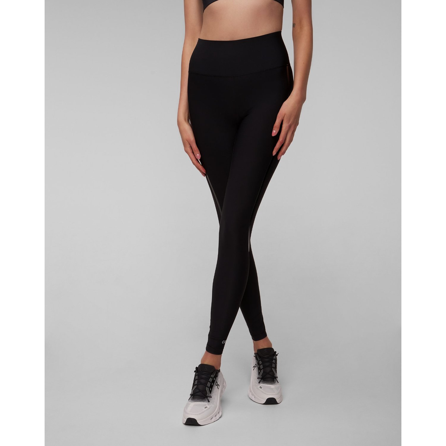 Czarne Leginsy Z Wysokim Stanem Damskie Casall Sculpture 2.0 High Waist Tights