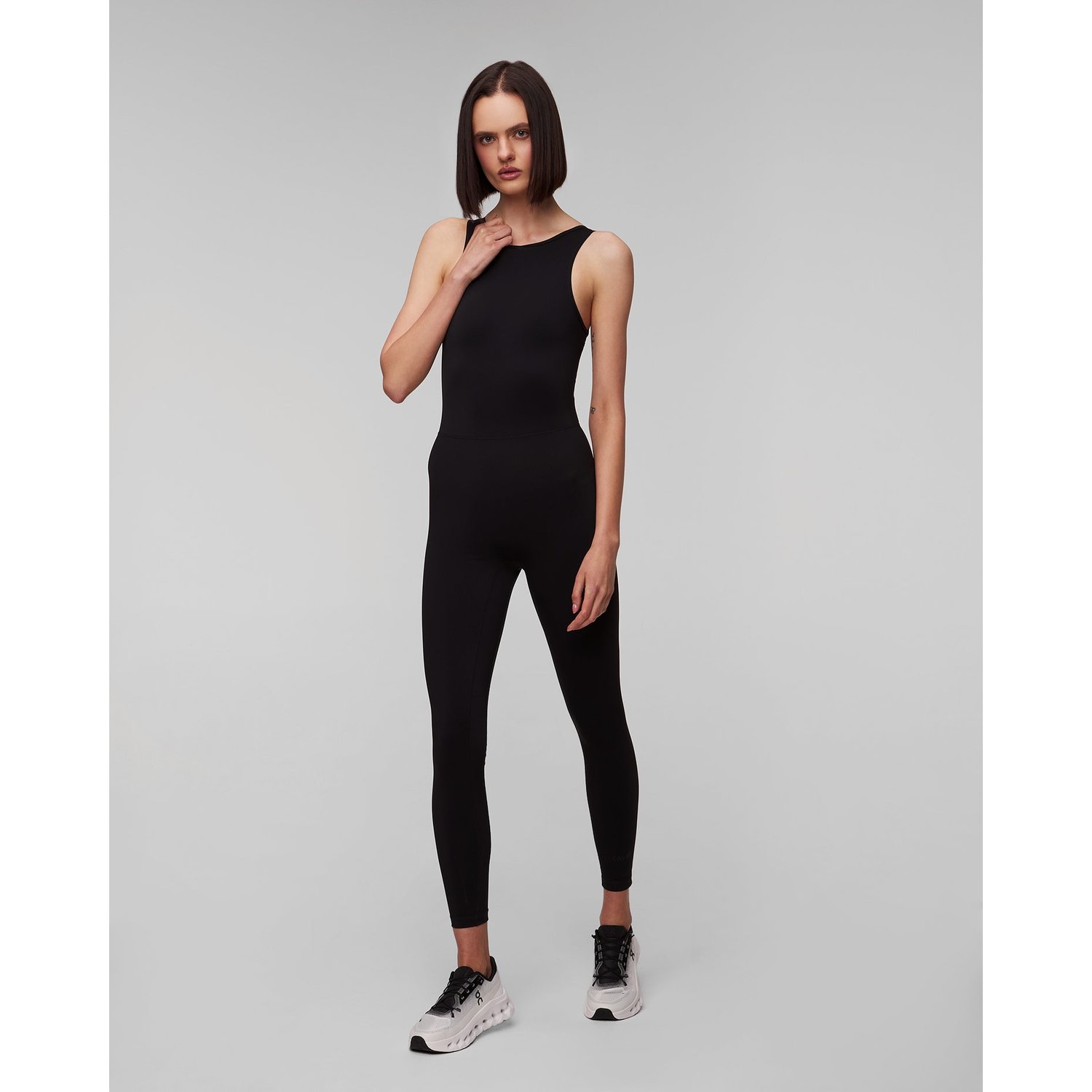 Czarny Kombinezon Treningowy Damski Casall Catsuit Open Back