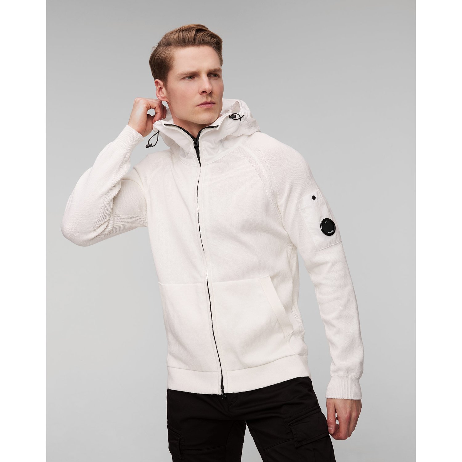 Biała Bluza Męska C.p. Company