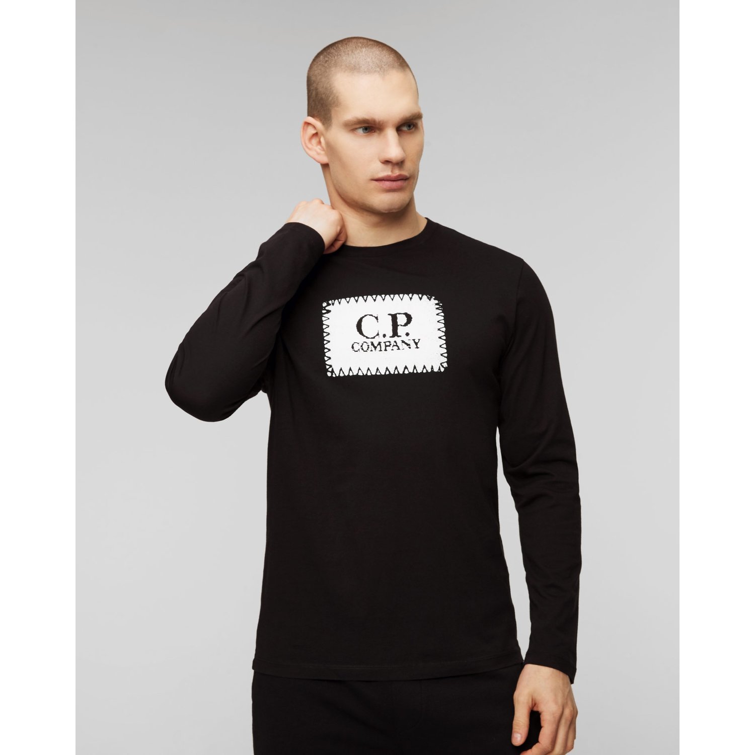 Czarny Longsleeve Męski C.p. Company