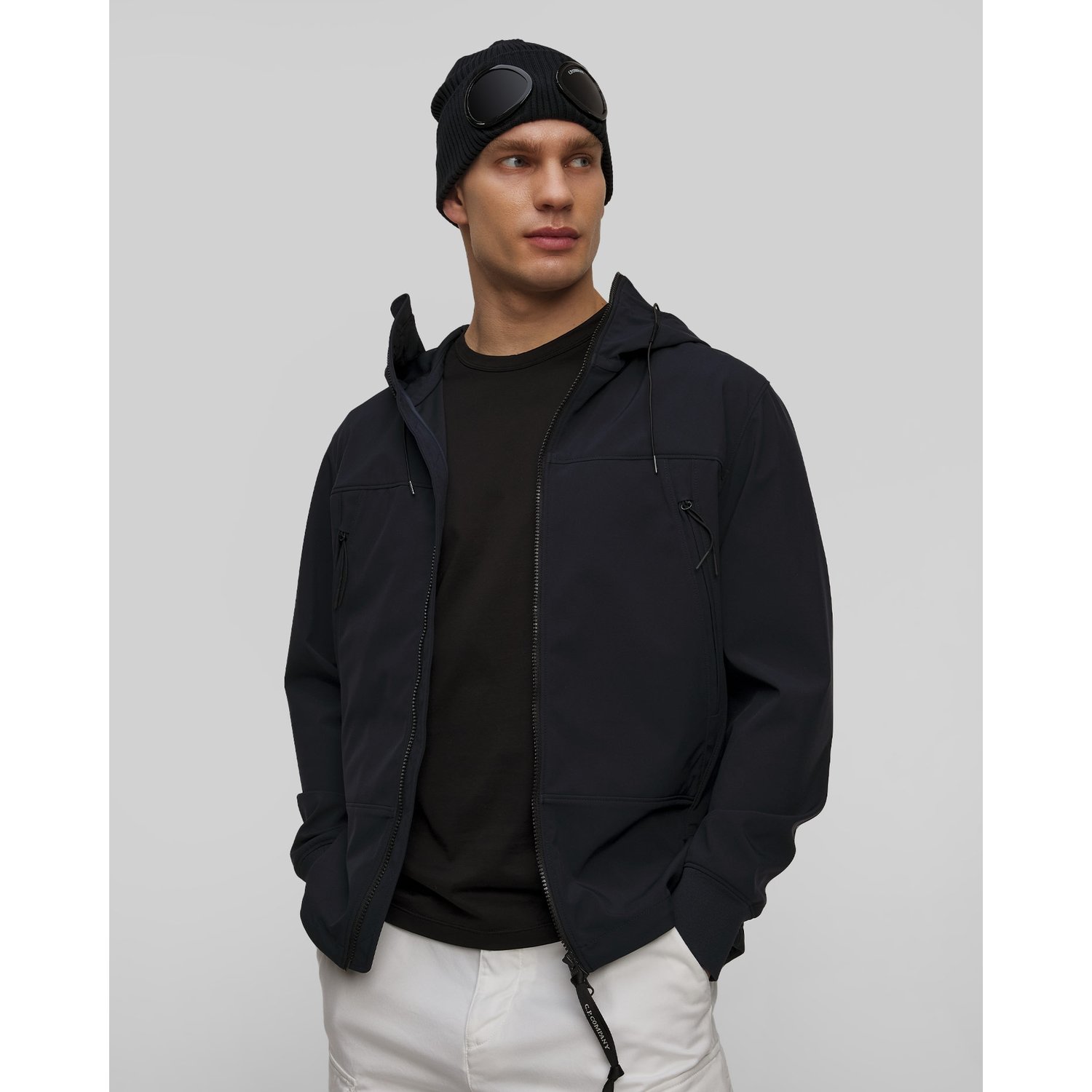 Kurtka Softshellowa Męska C.p. Company Shell-r Goggle Jacket Garanatowa