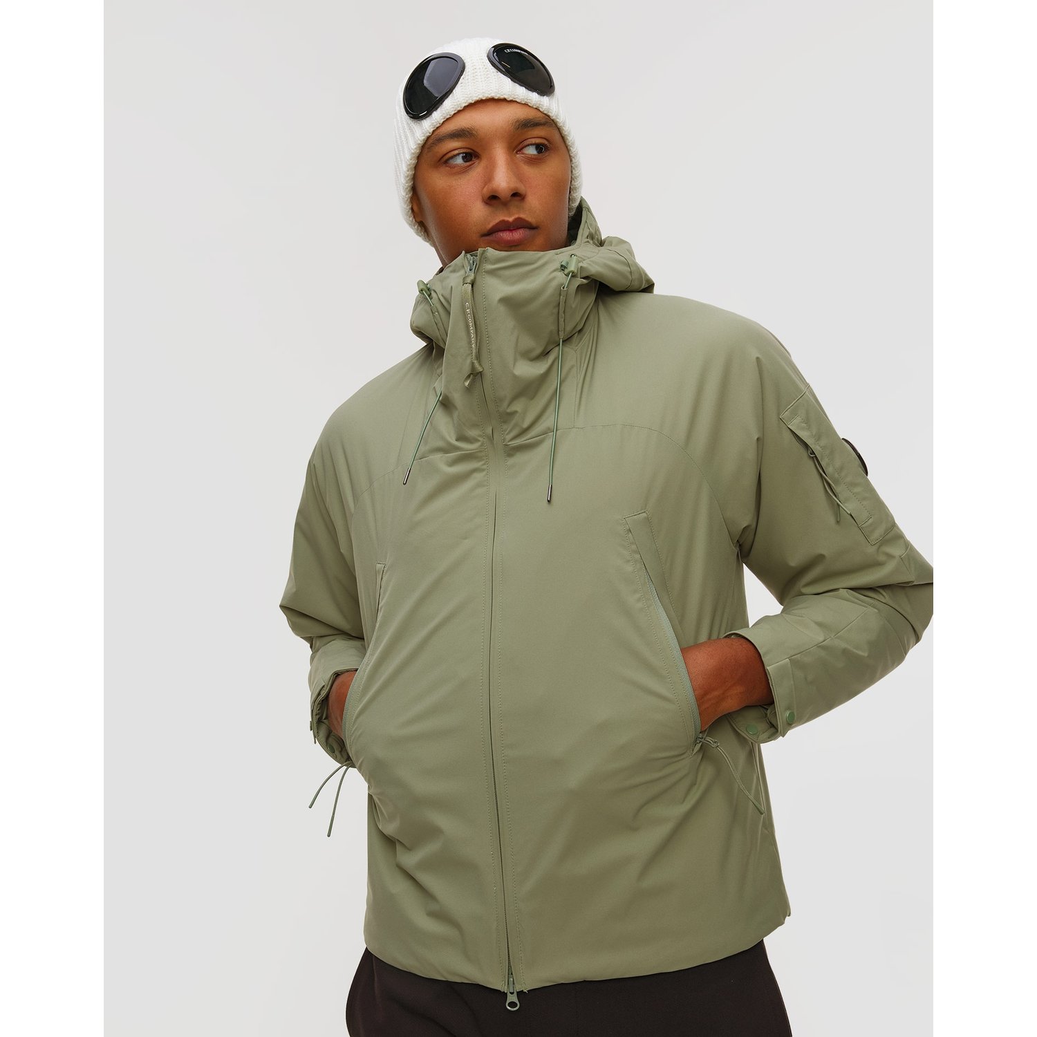 Kurtka Ocieplana Męska C.p. Company Pro-tek Hooded Padded Jacket Zielona