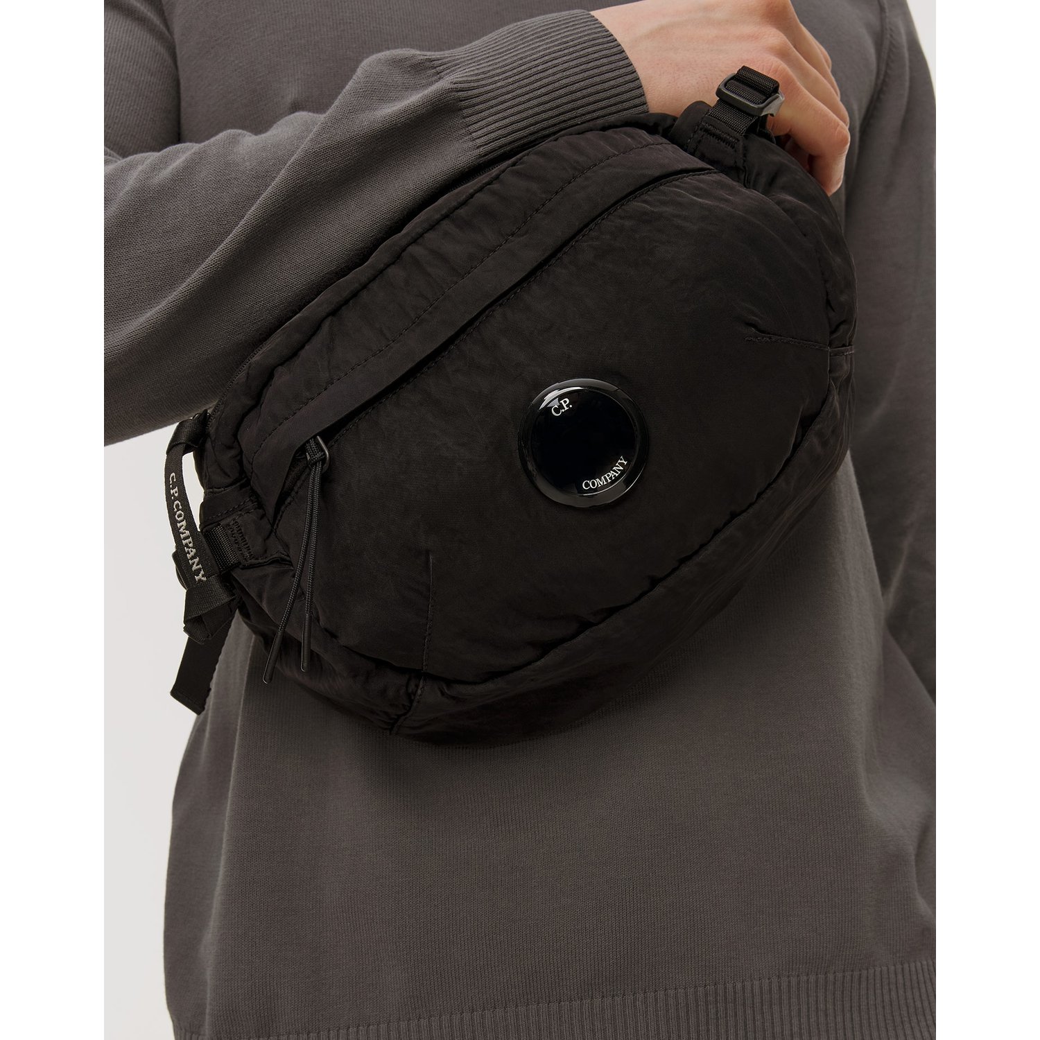 Nerka Męska C.p. Company Nylon B Waistbag Czarna