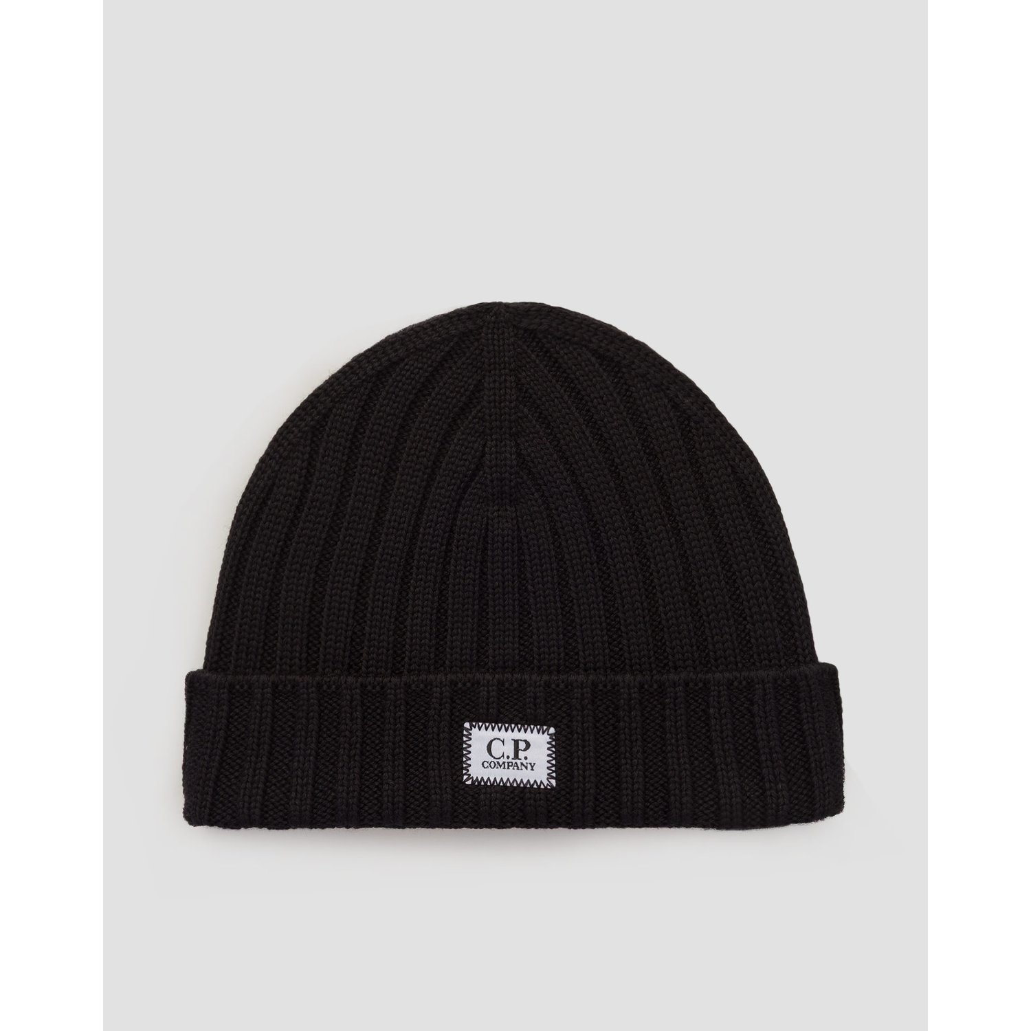 Czapka Wełniana Cp Company Knit Cap Czarna