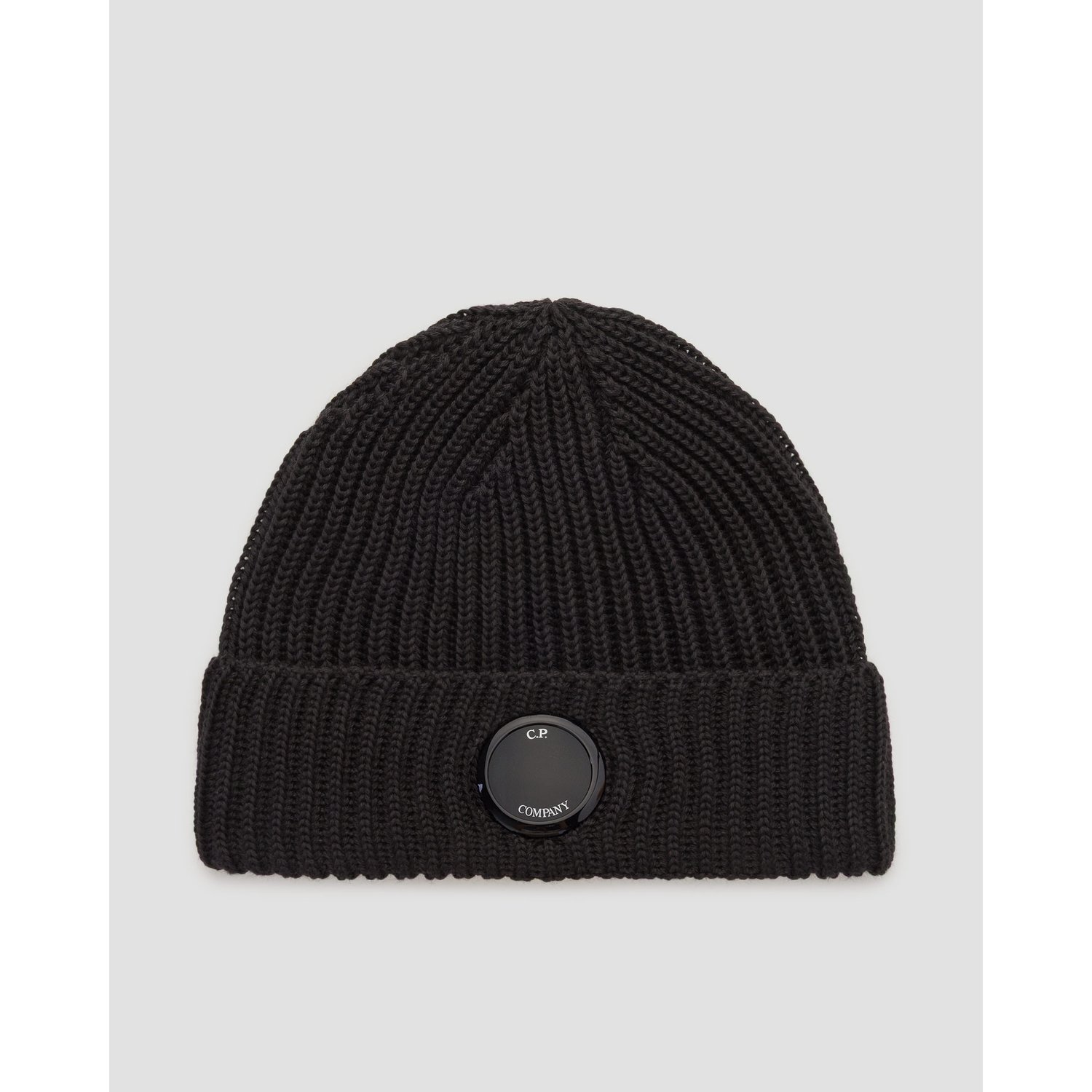 Czapka Wełniana Cp Company Wool Beanie Czarna