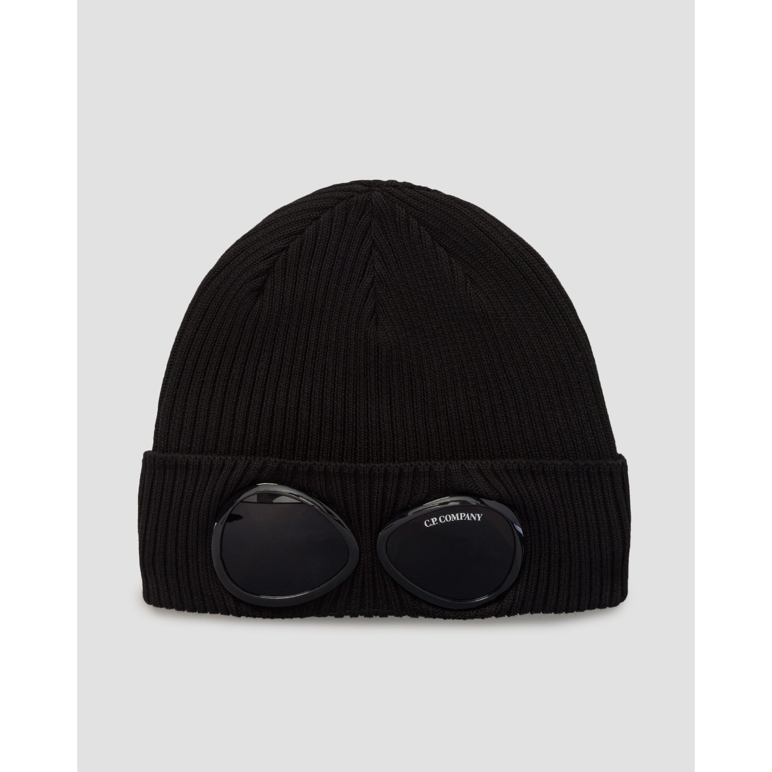 Czapka Męska C.p. Company Cotton Goggle Beanie Czarna