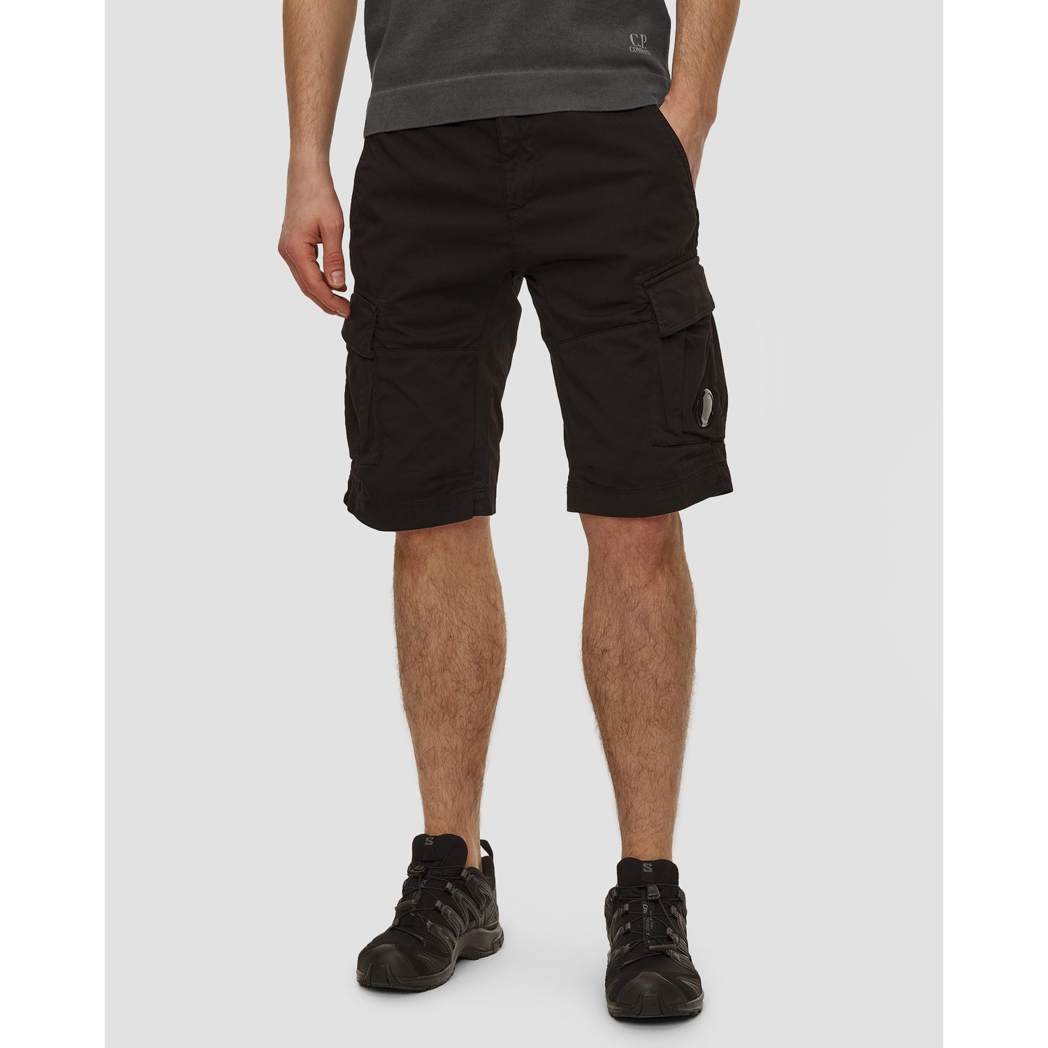Szorty Męskie C.p. Company Stretch Sateen Cargo Lens Shorts