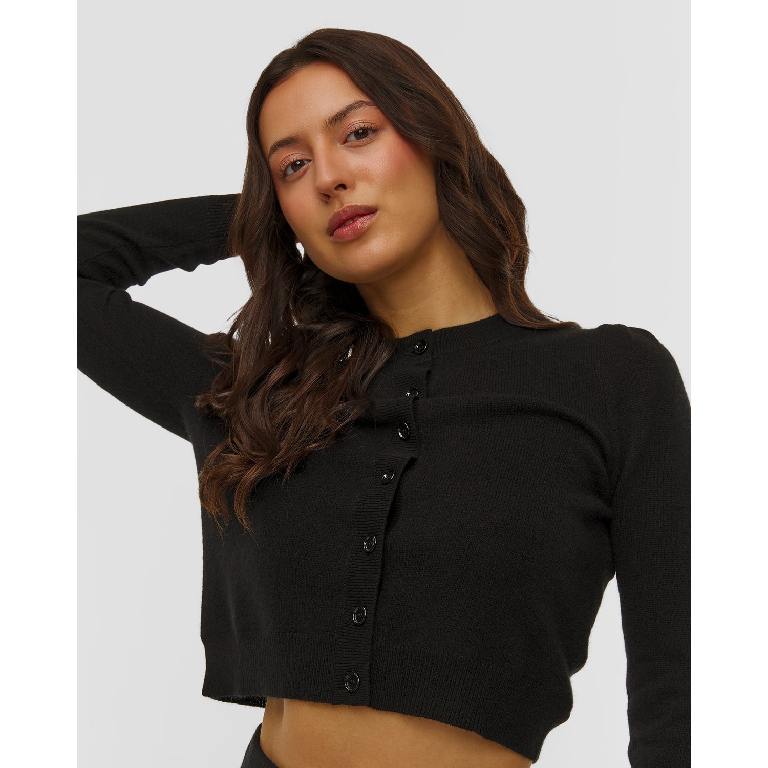 Czarny Sweter Z Kaszmiru Damski Allude