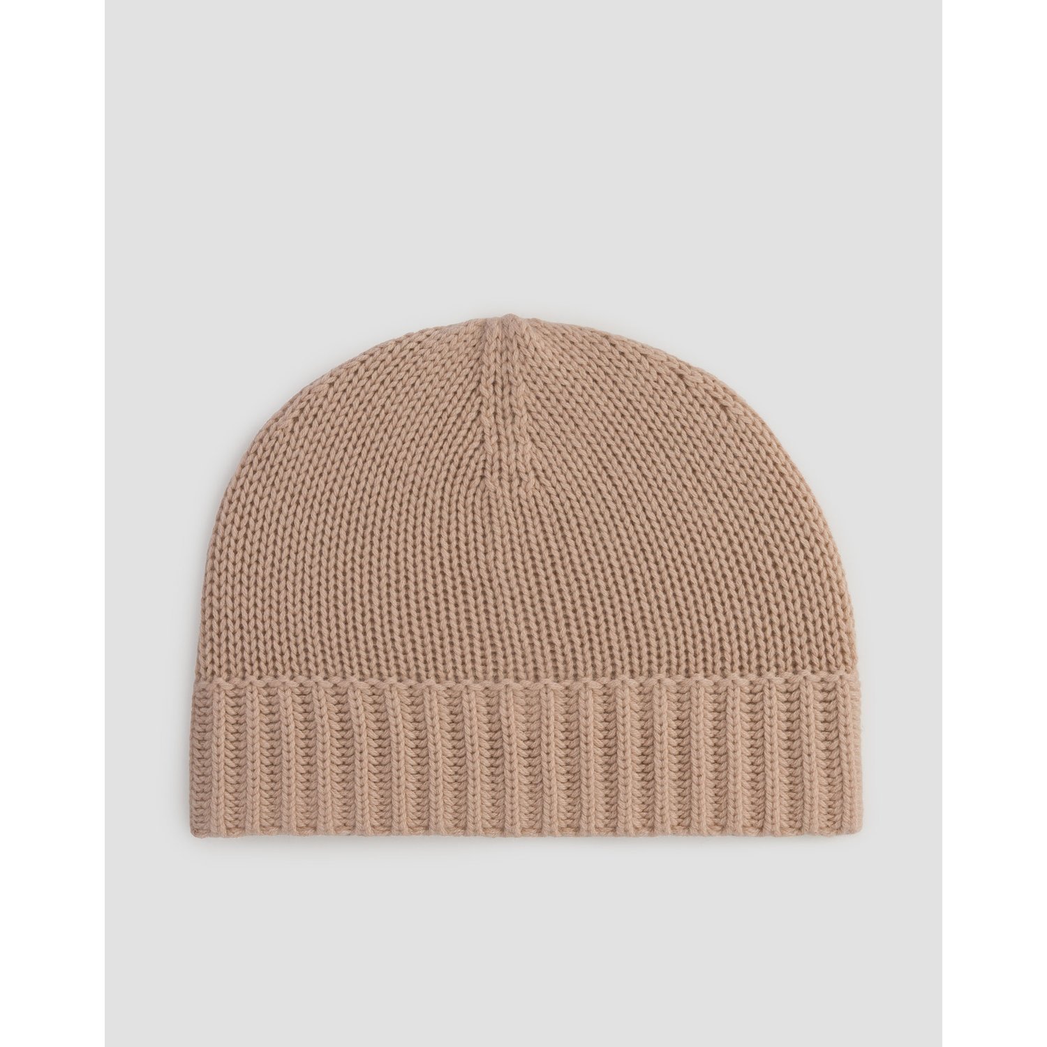 Beżowa Czapka Kaszmirowa Damska Allude