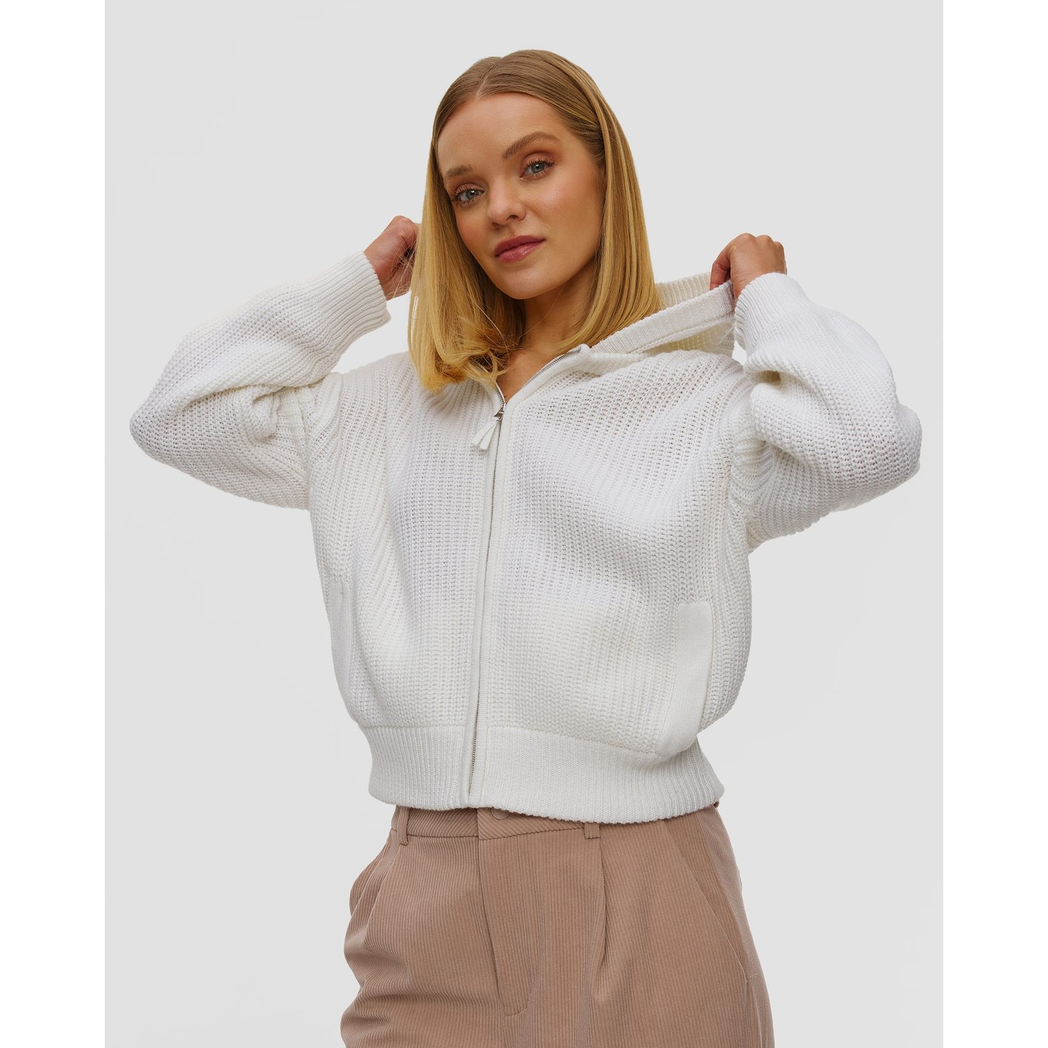 Sweter Rozpinany Z Kaszmirem Damski Allude