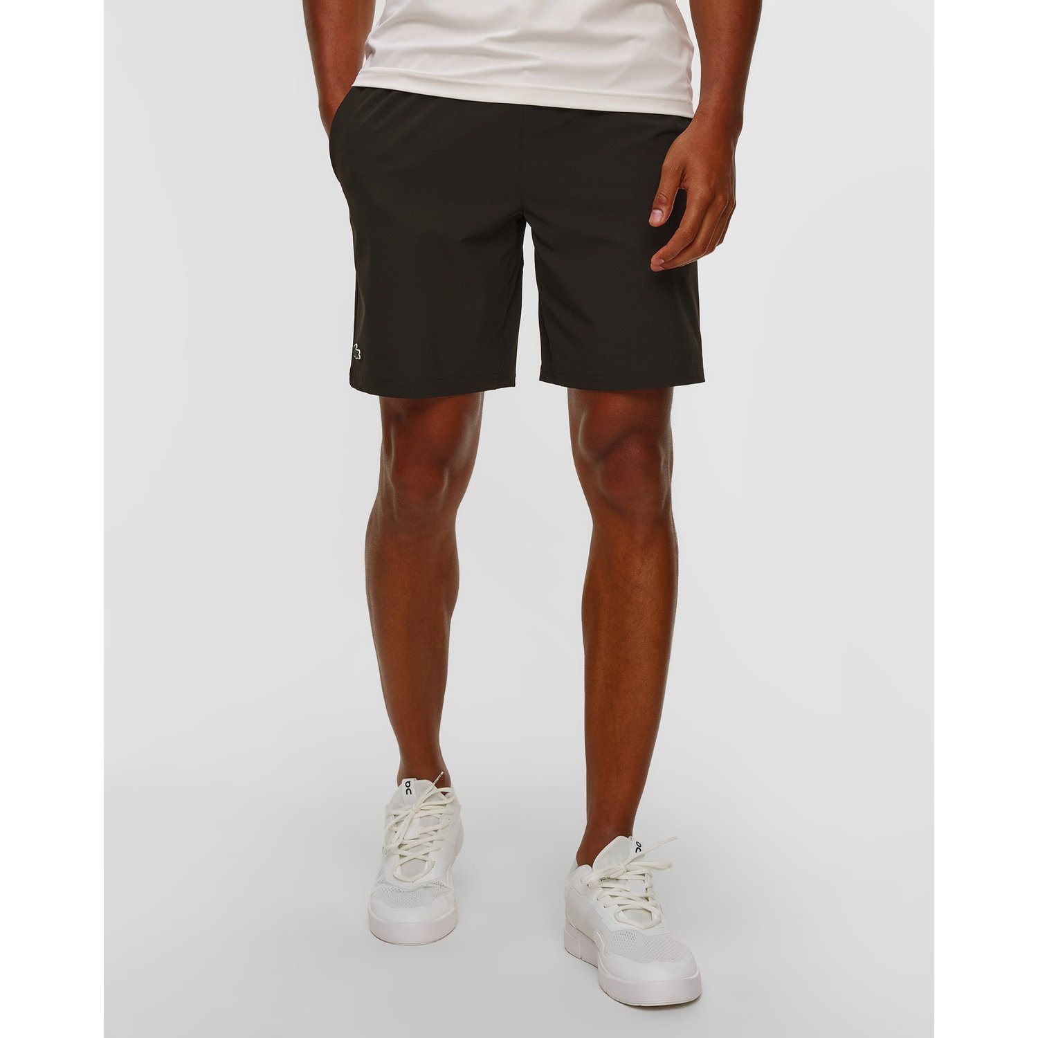 Czarne Szorty Męskie Lacoste X Novak Djokovic