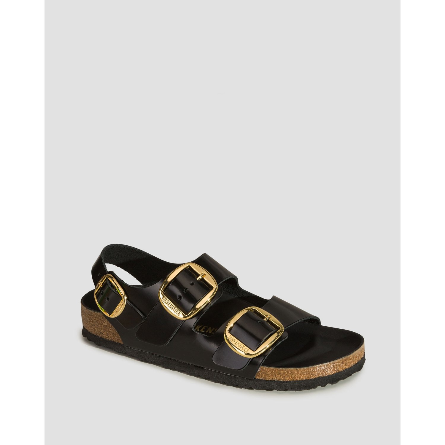 Sandały Damskie Birkenstock Milano Bb Nl Czarne Narrow