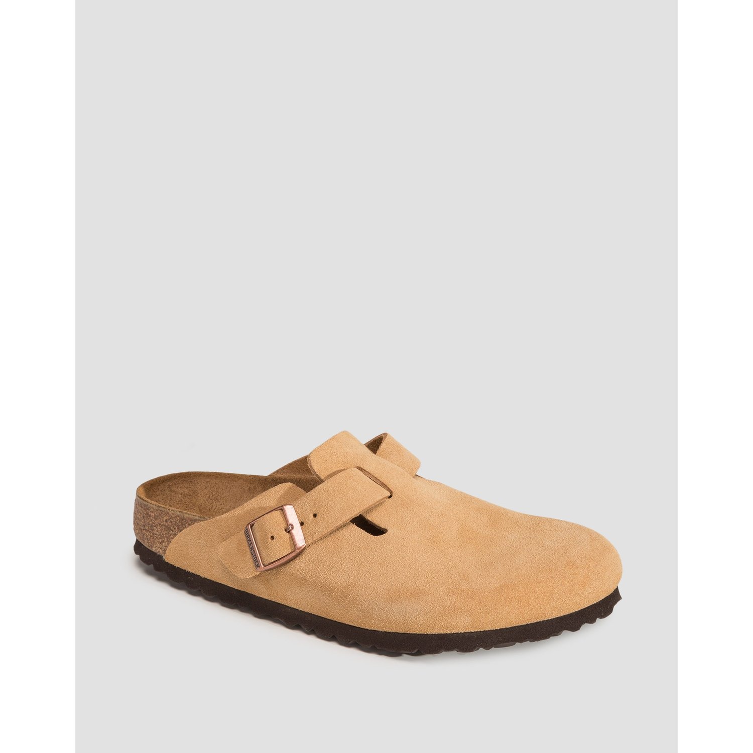 Klapki Damskie Birkenstock Boston Vl Beżowe Narrow