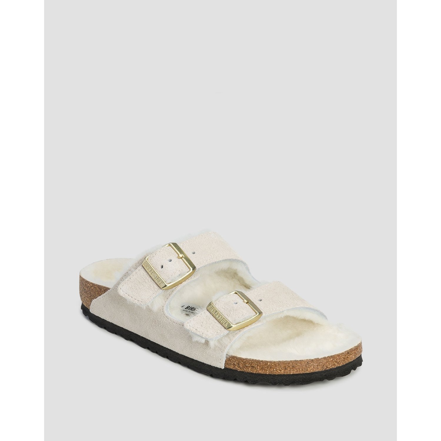 Klapki Z Futerkiem Damskie Birkenstock Arizona Shearling Narrow