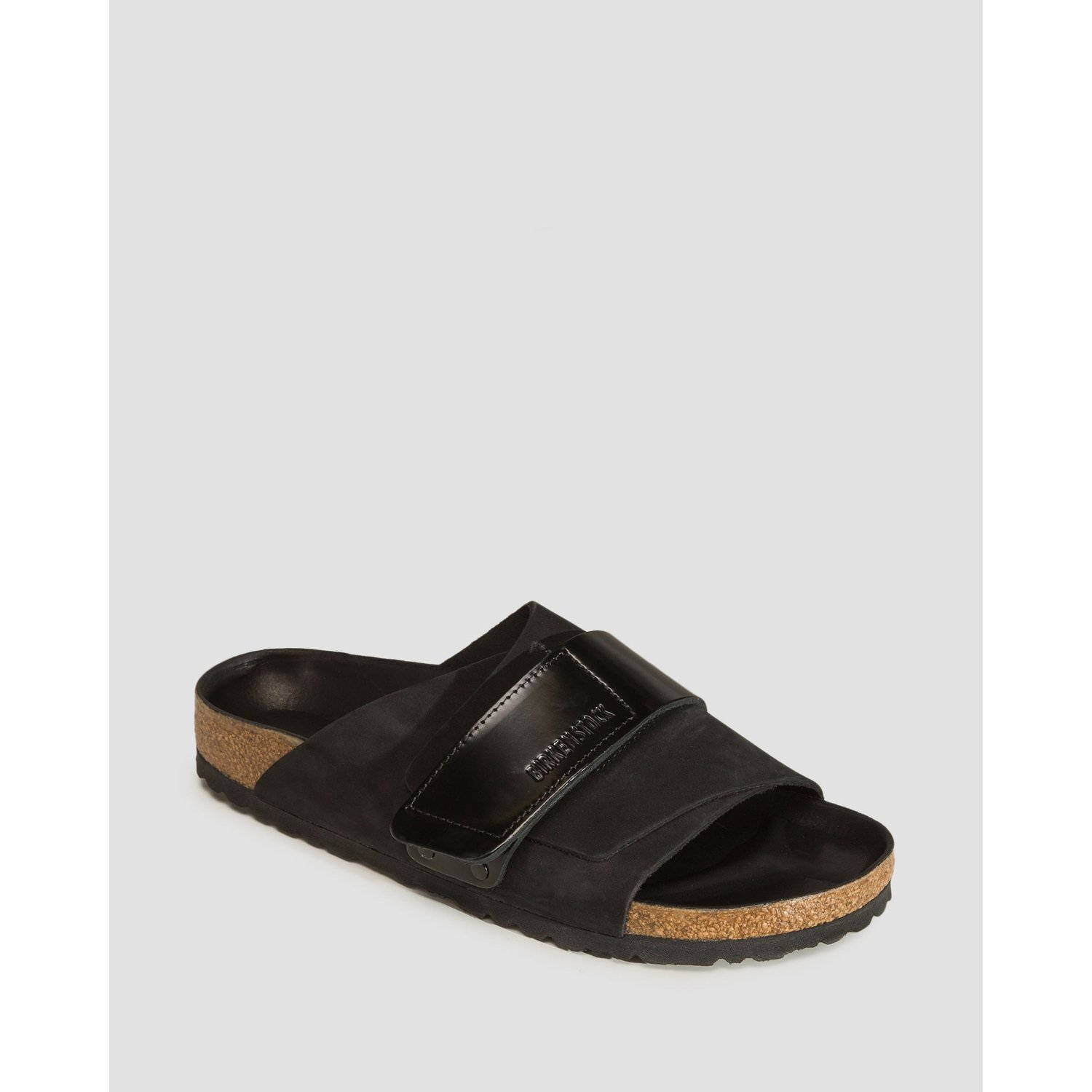 Czarne Klapki Damskie Birkenstock Kyoto Nubuck Leather Narrow