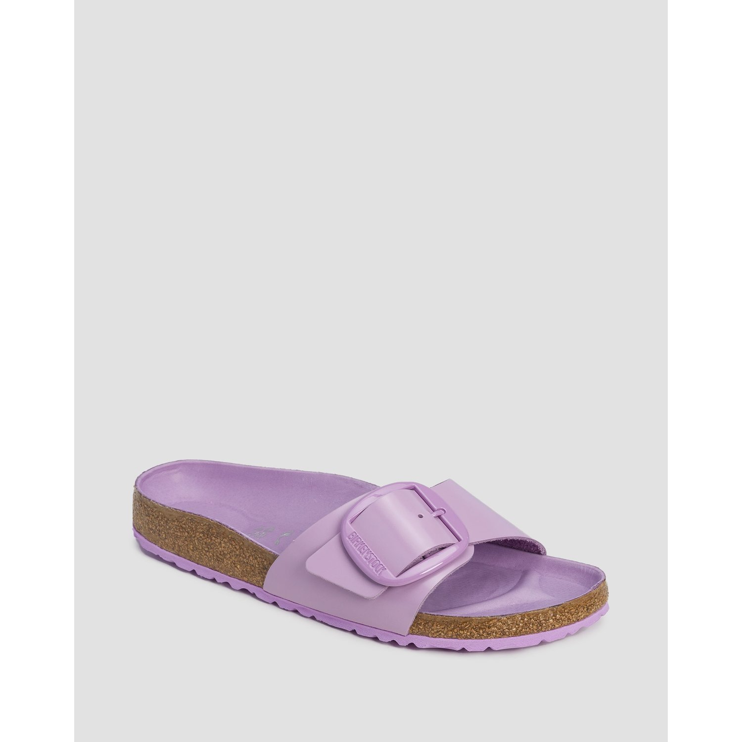 Fioletowe Klapki Damskie Birkenstock Madrid Bb Narrow