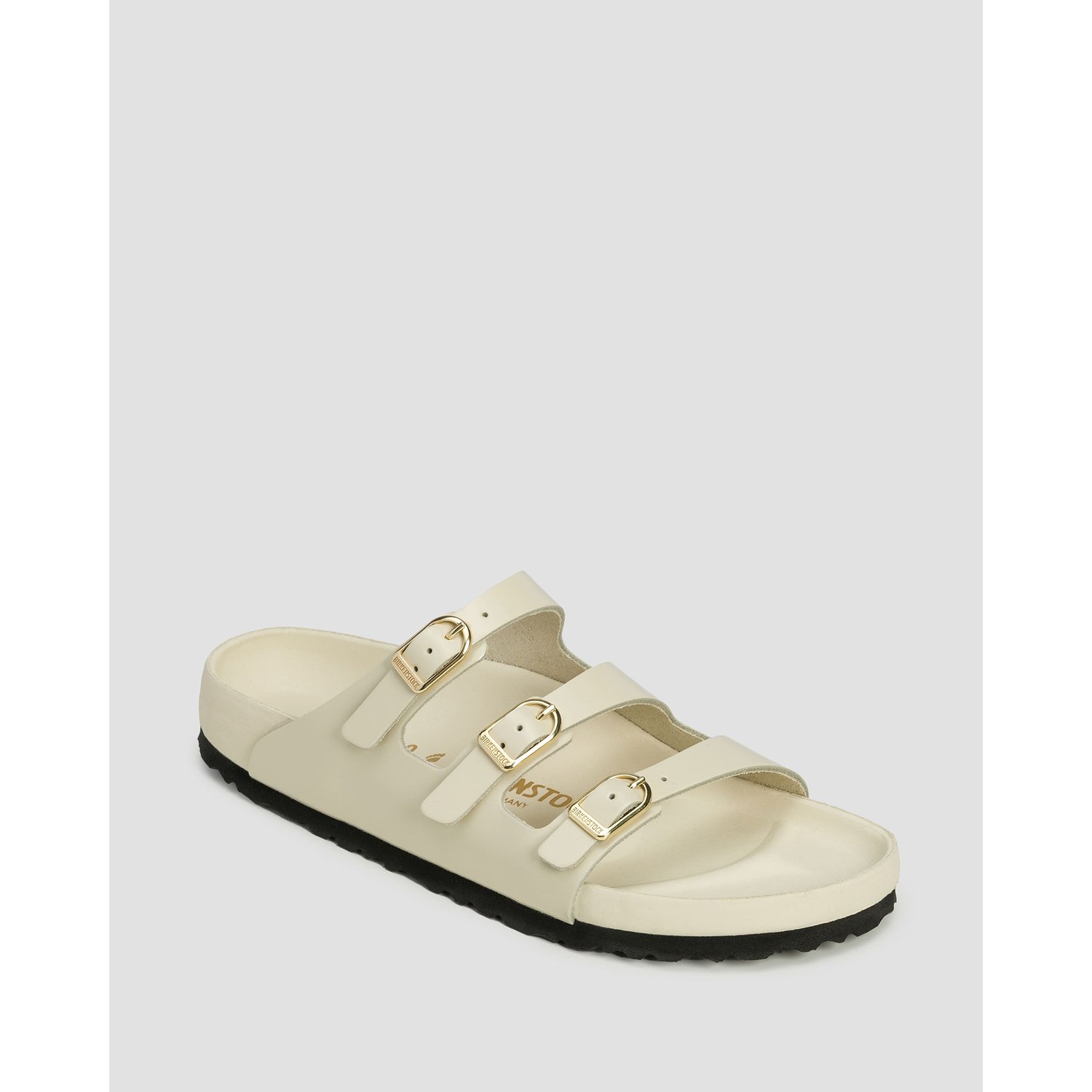 Beżowe Klapki Damskie Birkenstock Florida D-buckle Exq Lena Hs Narrow
