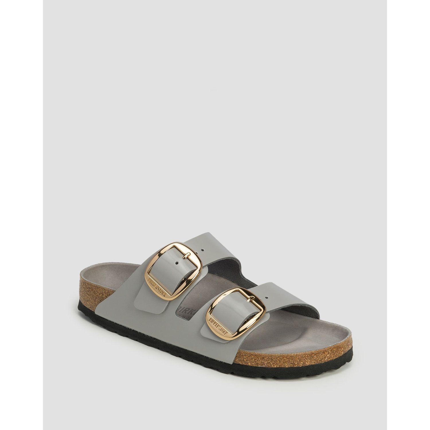 Szare Klapki Damskie Birkenstock Arizona Bb Lena Hs Narrow