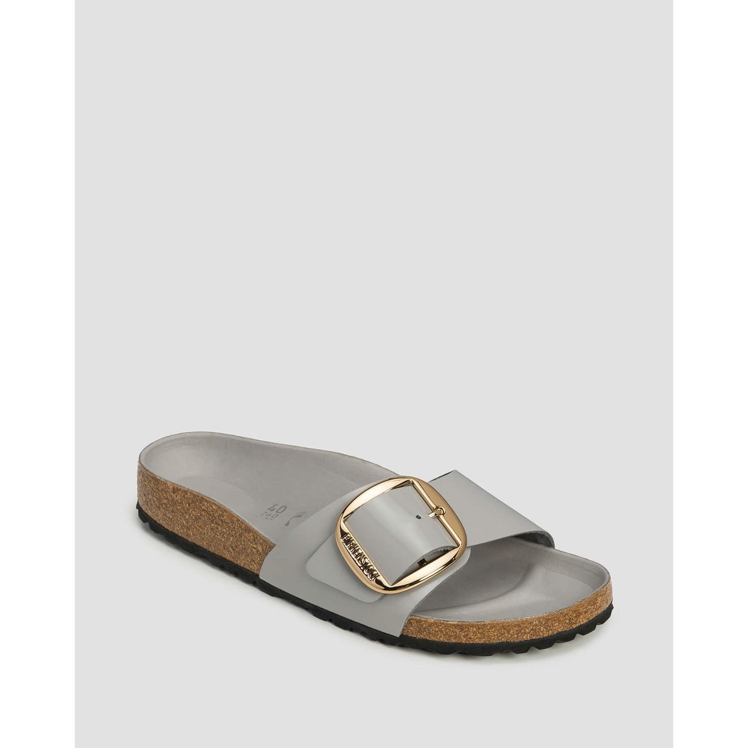 Szare Klapki Damskie Birkenstock Madrid Bb Lena Hs Narrow