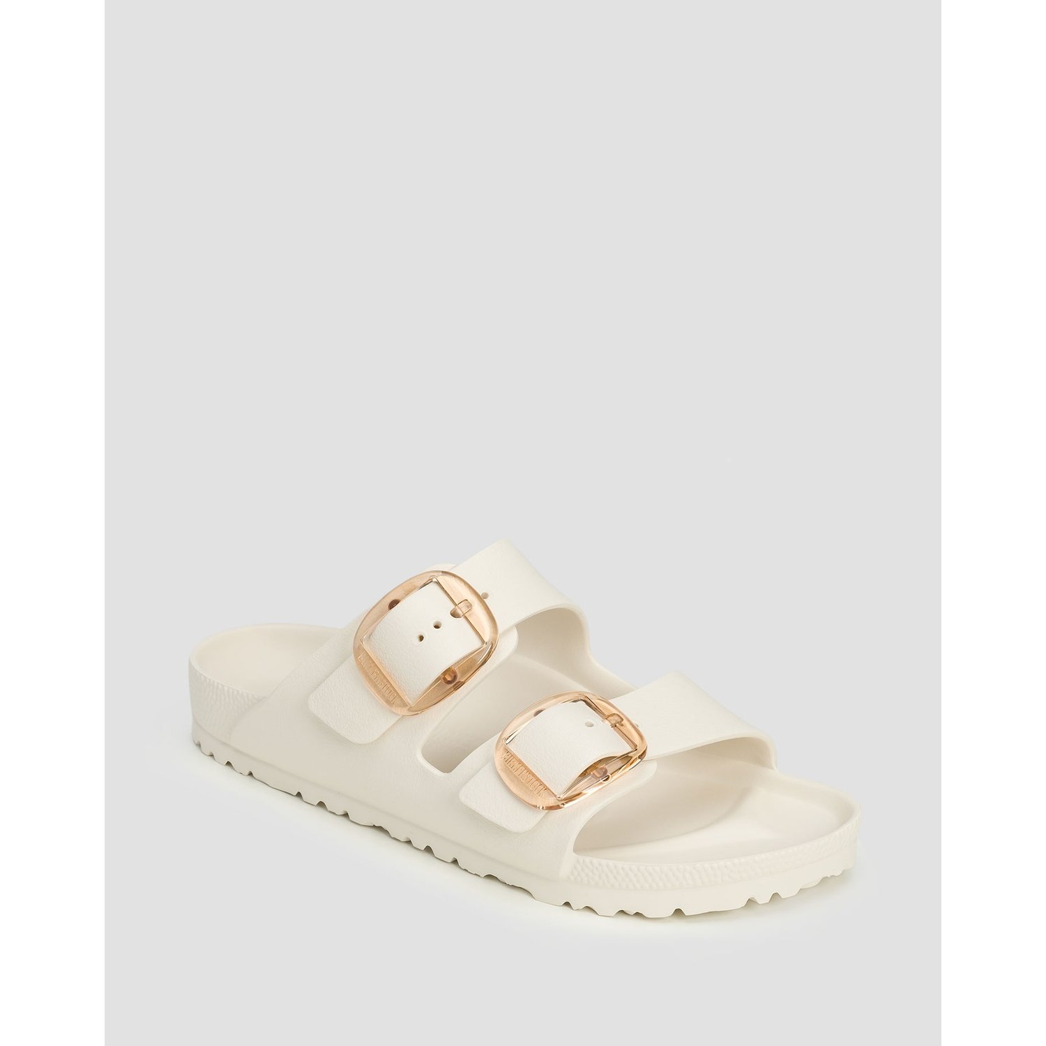 Białe Klapki Damskie Birkenstock Arizona Big Buckle Eva