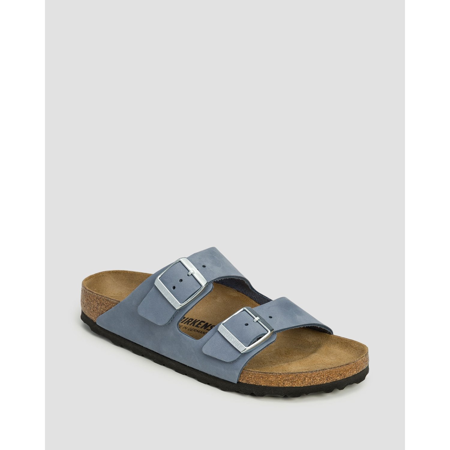 Niebieskie Klapki Damskie Birkenstock Arizona Lenb Narrow