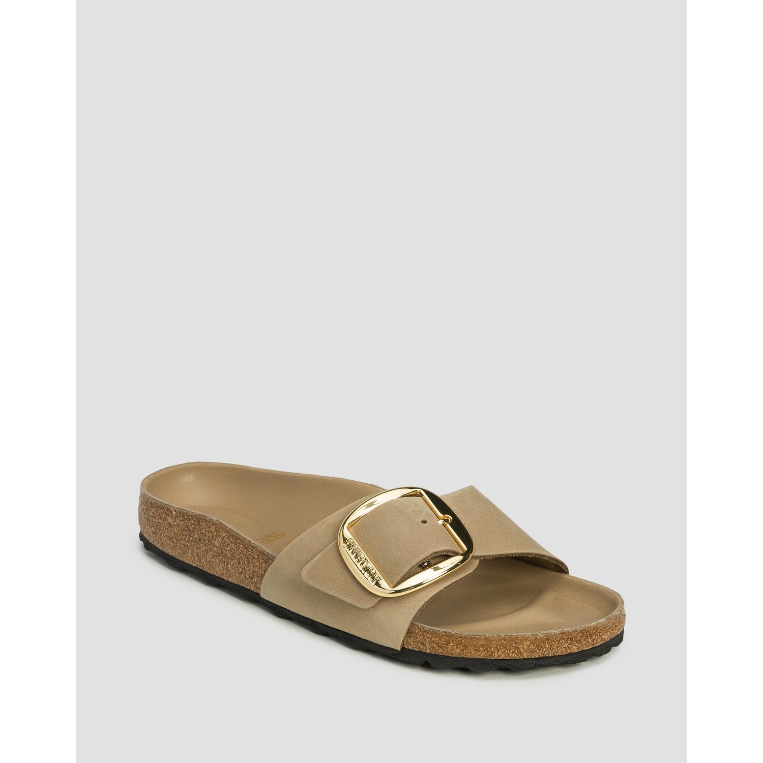 Klapki Damskie Birkenstock Madrid Big Buckle Leoi Narrow