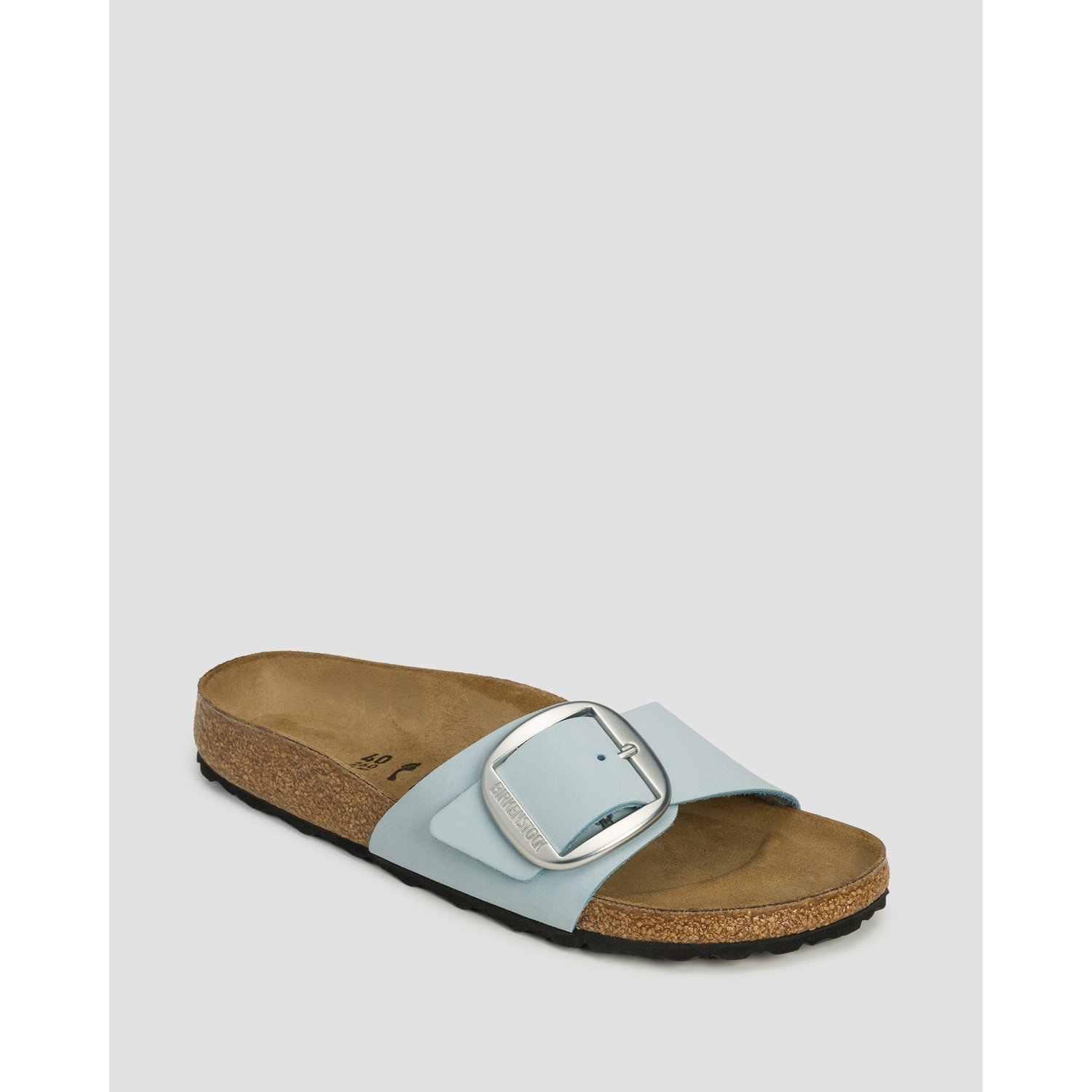 Klapki Damskie Birkenstock Madrid Big Buckle Lenb