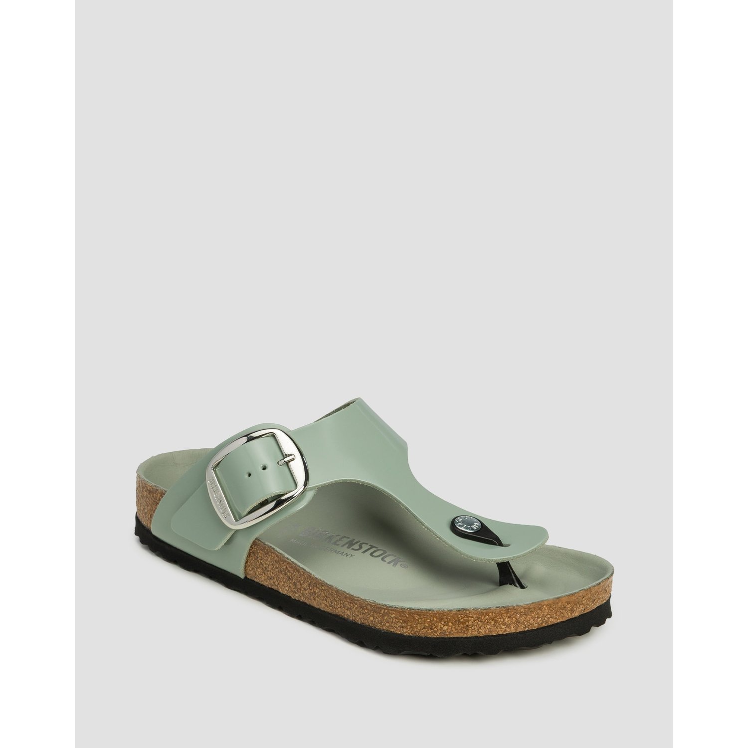 Miętowe Klapki Damskie Birkenstock Gizeh Bb Lena Hs Regular