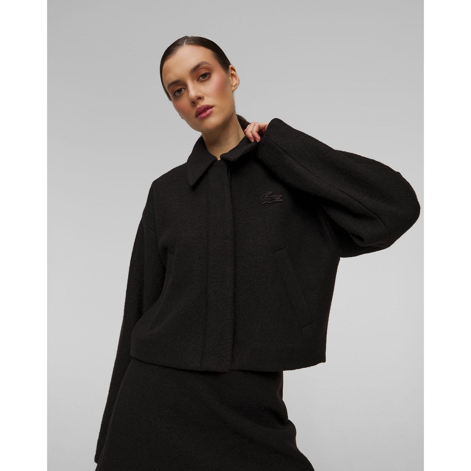 Kurtka Wełniana Damska Lacoste Bf6292