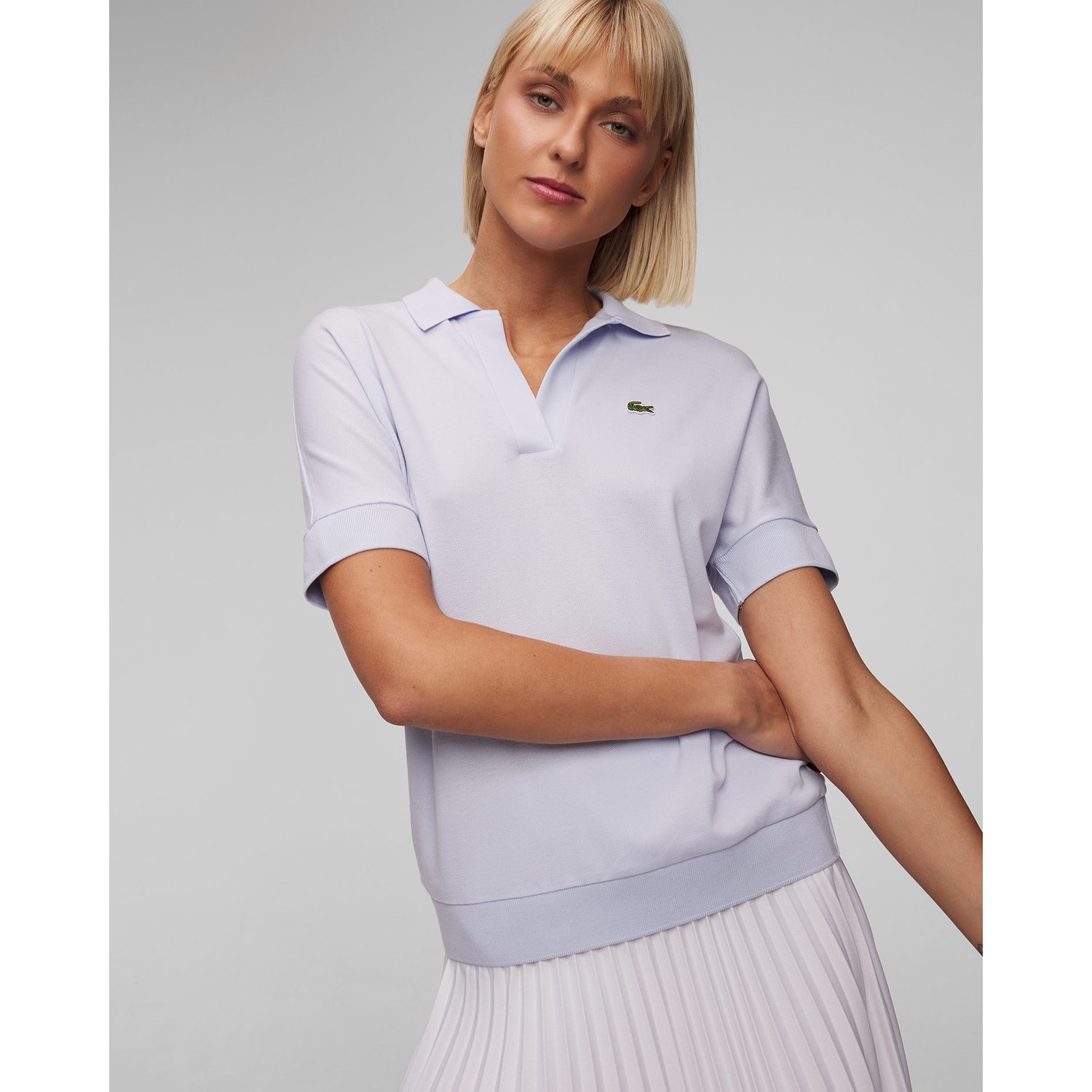 Jasnoniebieskie Polo Damskie Lacoste Pf0504