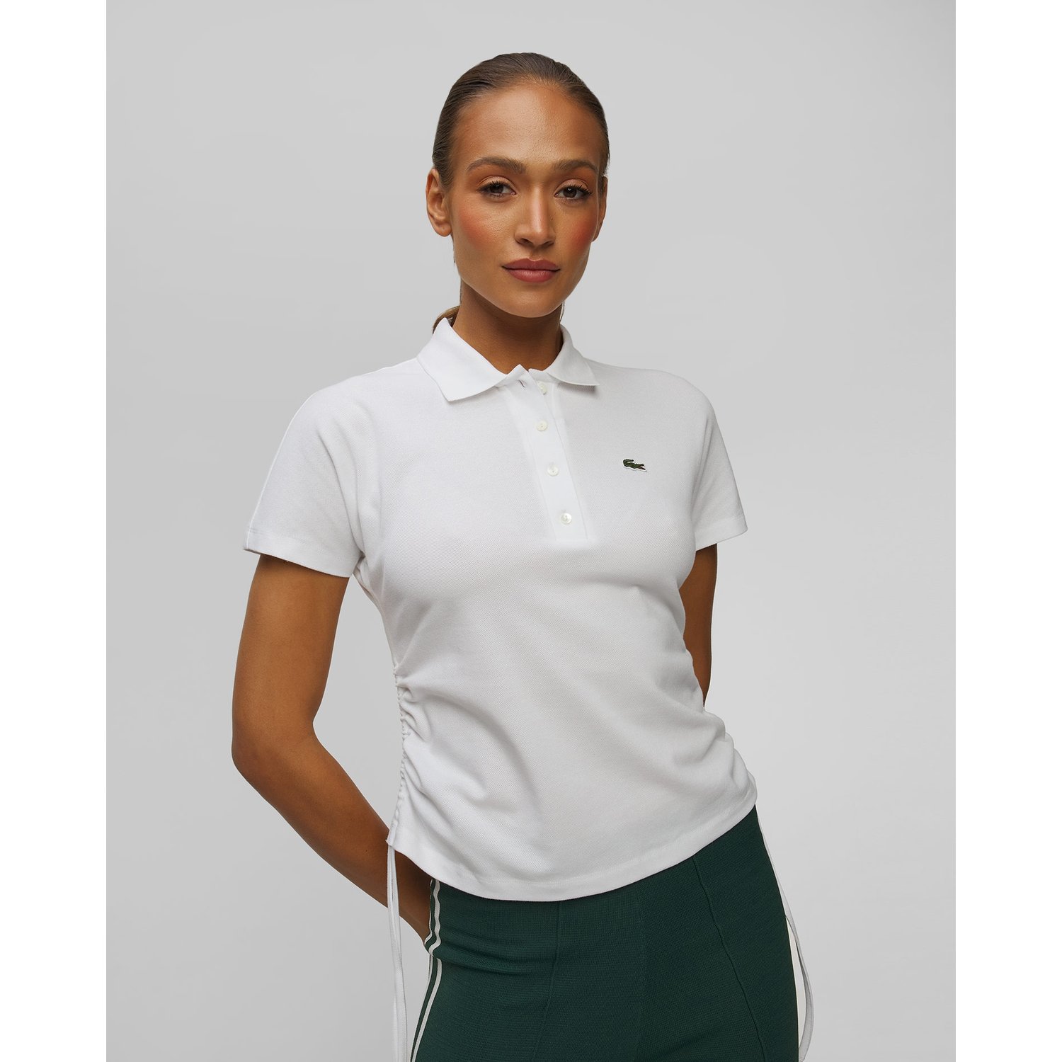 Białe Polo Damskie Lacoste