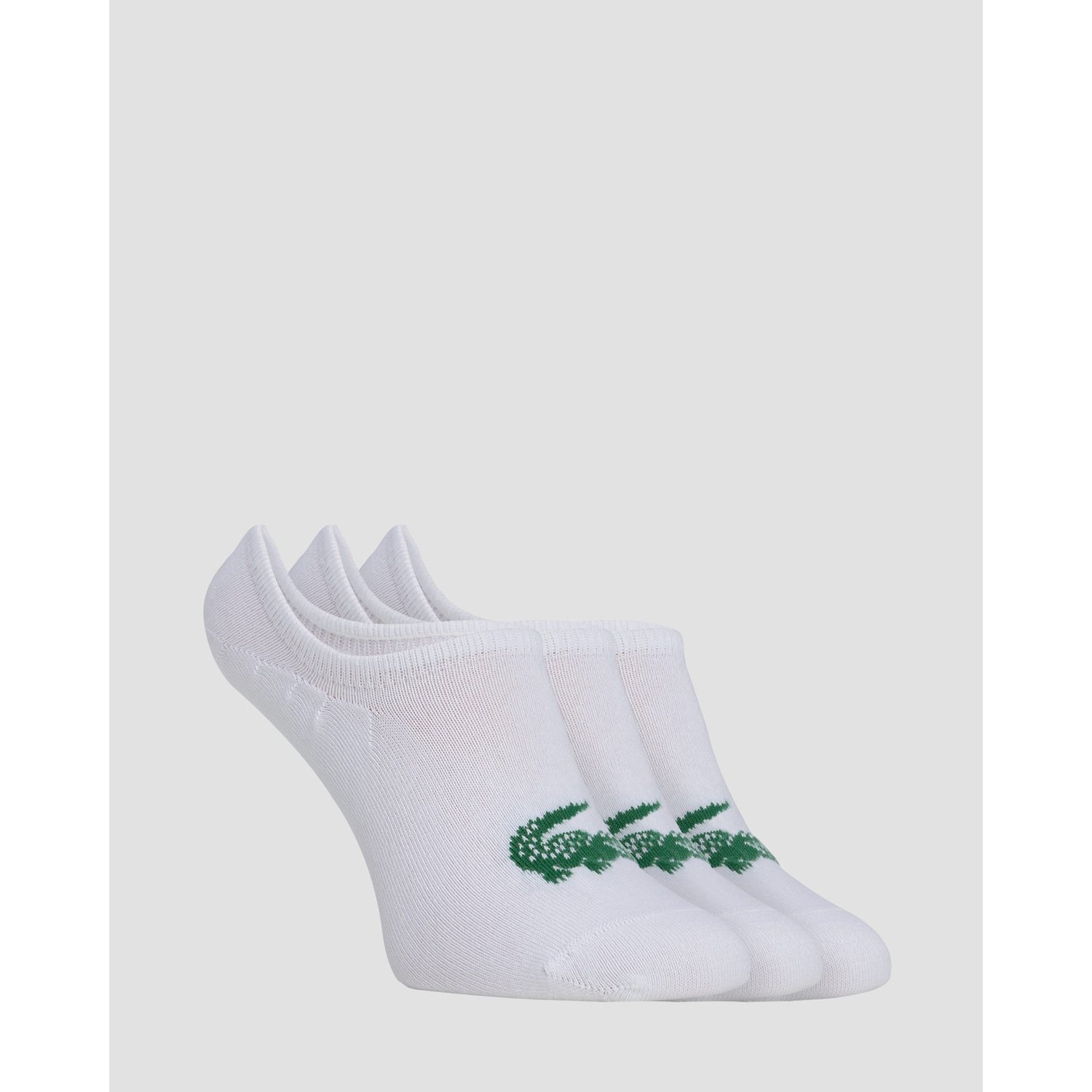 Białe Stopki Lacoste Ra7872 3-pak