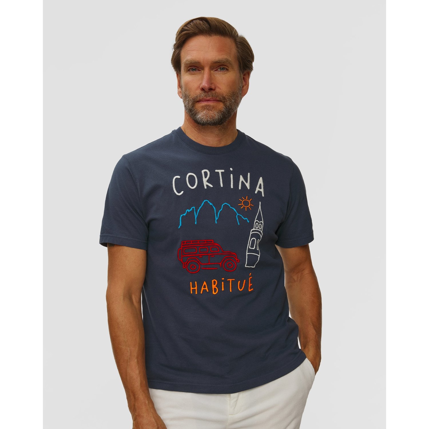 T-shirt Męski Mc2 Saint Barth Arnott Warm