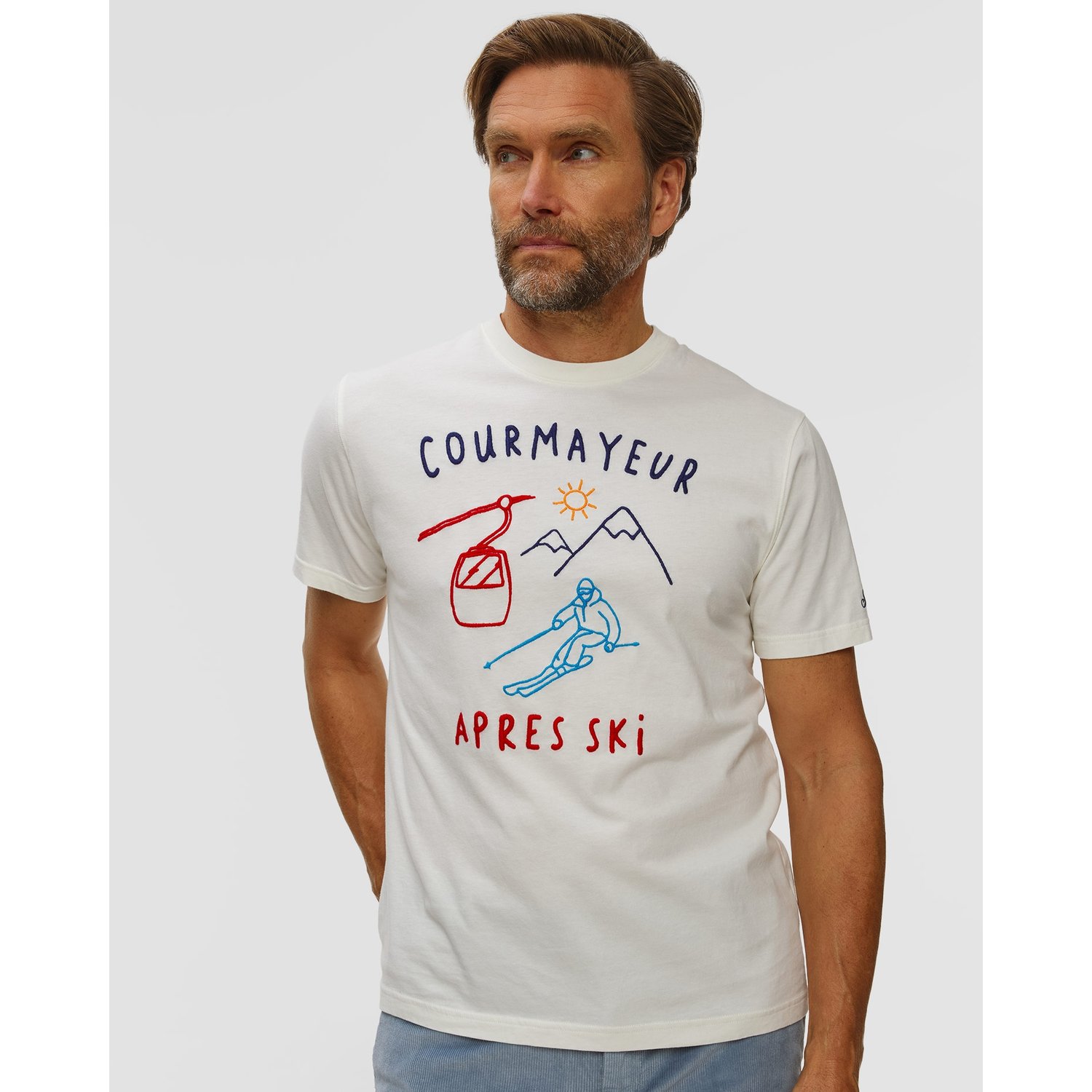 T-shirt Męski Mc2 Saint Barth Arnott Warm