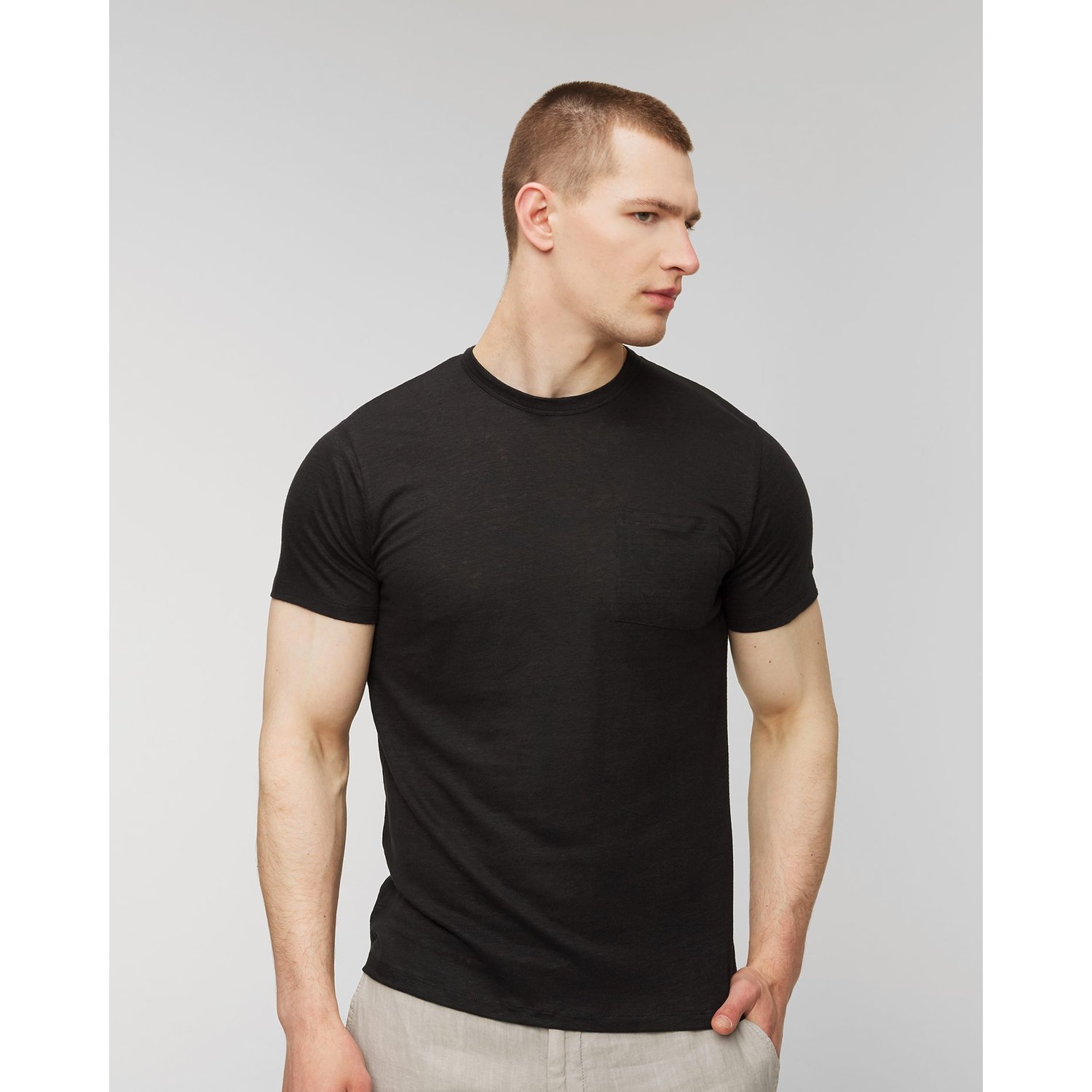 T-shirt Lniany Mc2 Saint Barth Ecstasea