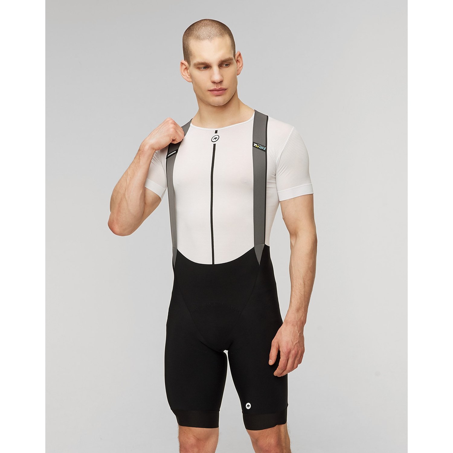 Czarne Spodenki Rowerowe Męskie Assos Mille Gts 2/3 Bib Shorts C2
